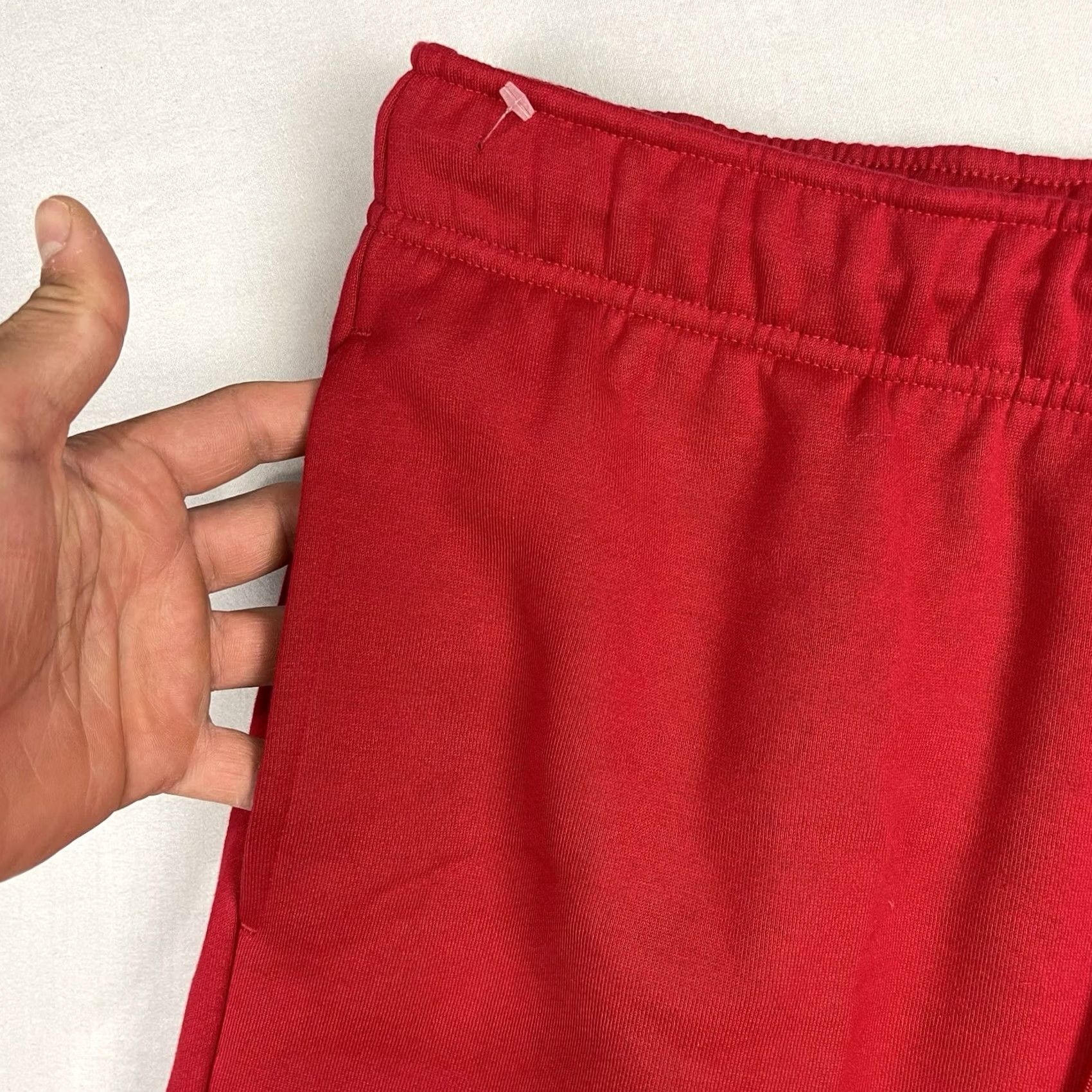 Jordan Brand Nike Jordan Shorts Mens 2XL Red Essentials Fleece Casual Athletic 2XL Mens Red Jordan Shorts Size US 39 - 3 Thumbnail