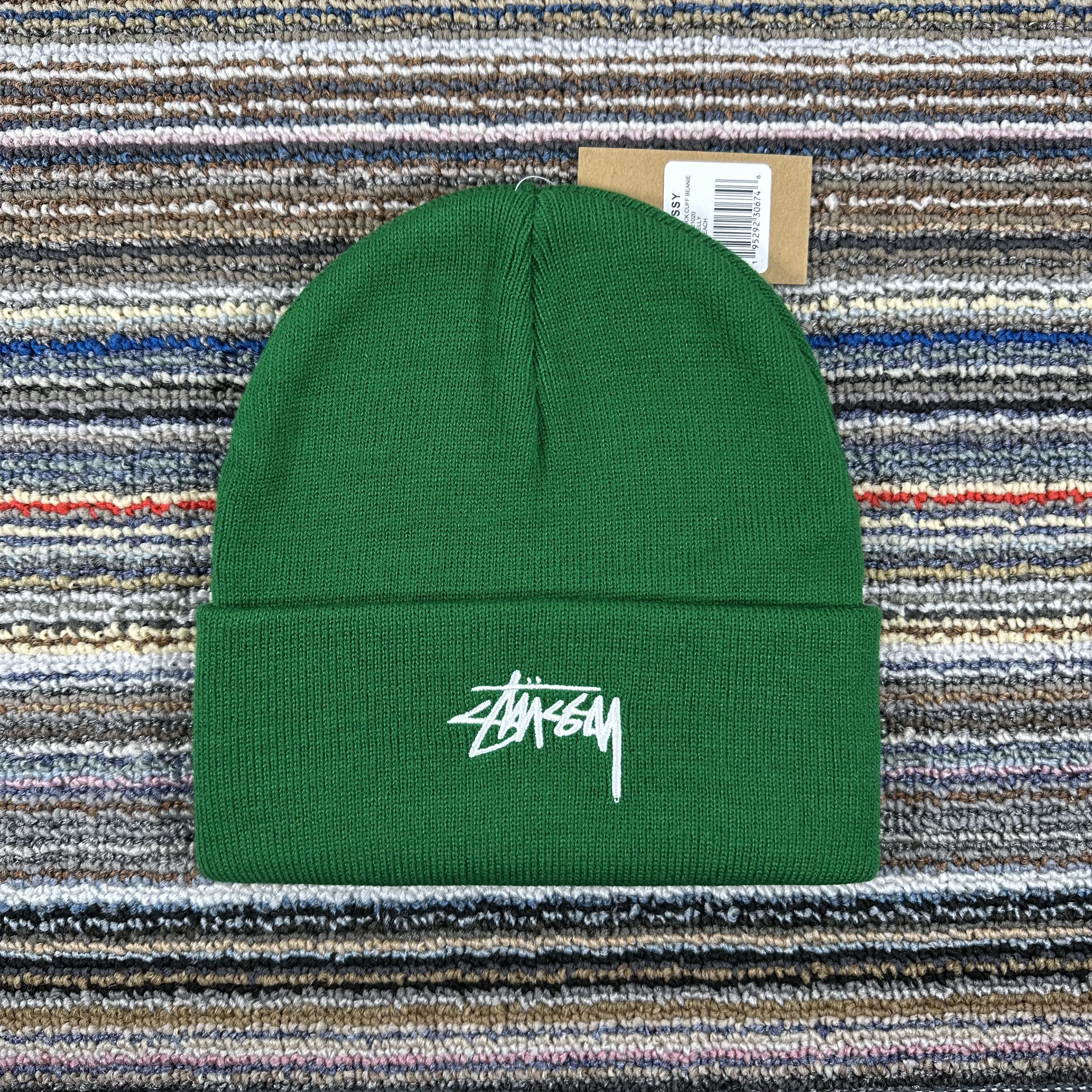 Stussy STUSSY STOCK CUFF BEANIE HAT / KELLY Size ONE SIZE - 1 Thumbnail