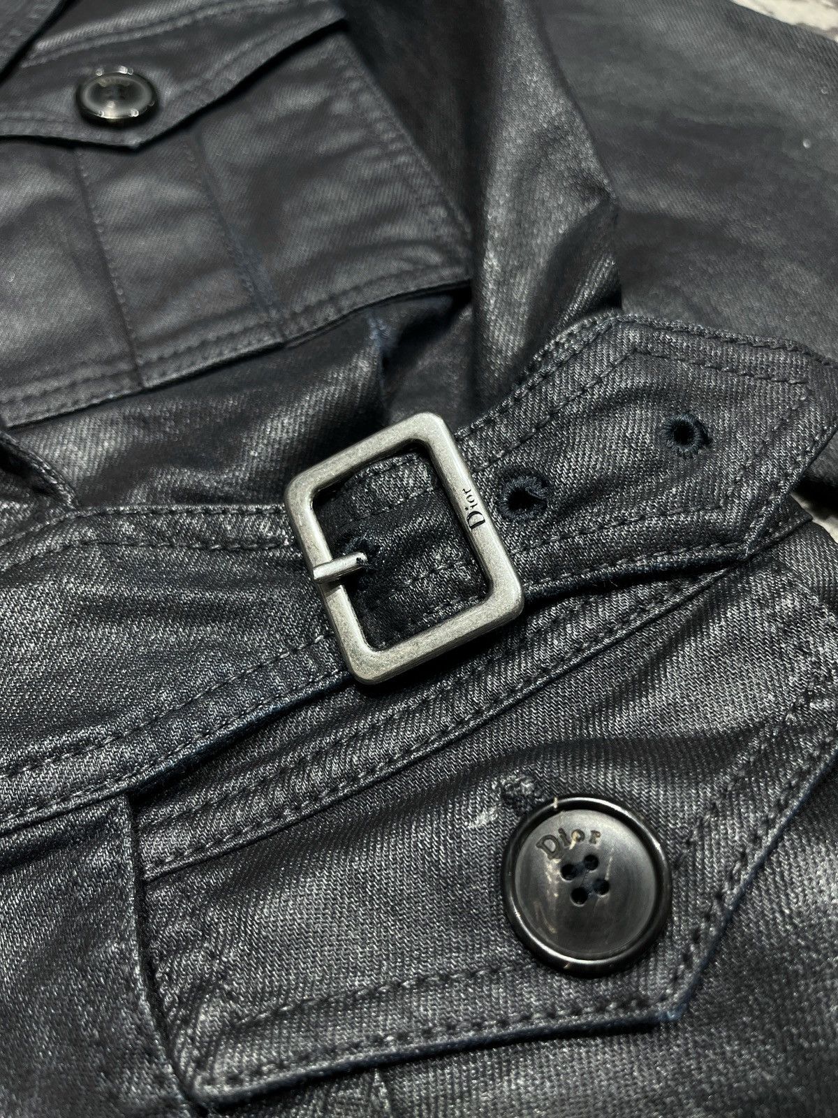 Dior Denim Blazer Waxed Jacket Size ONE SIZE - 4 Thumbnail