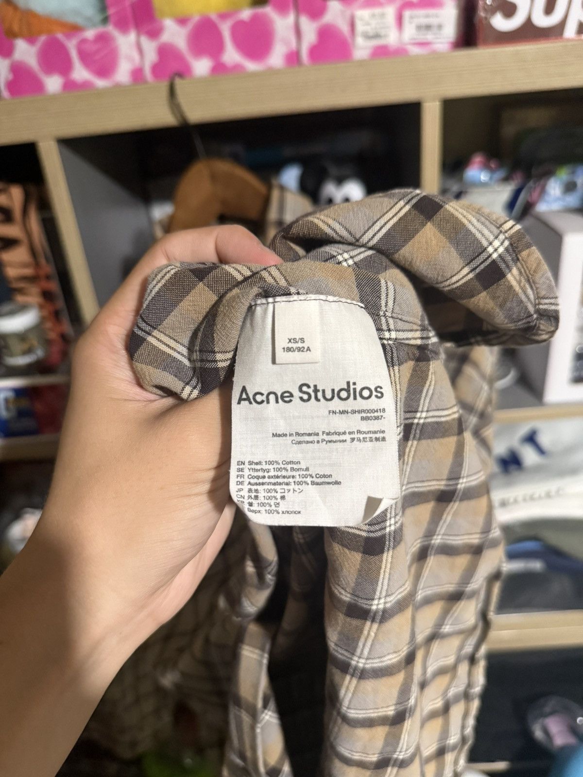 Acne Studios Acne Studios Brown Button Up Longsleeve Shirt Size US XS / EU 42 / 0 - 4 Thumbnail