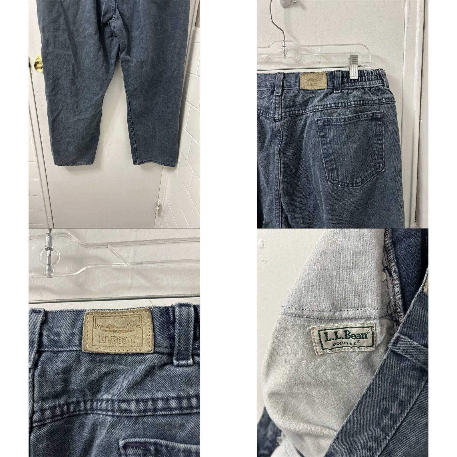 Vintage VINTAGE LL Bean Double L Jeans Mens 36x26 Blue Comfort Waist Made in USA Size US 36 / EU 52 - 8 Thumbnail