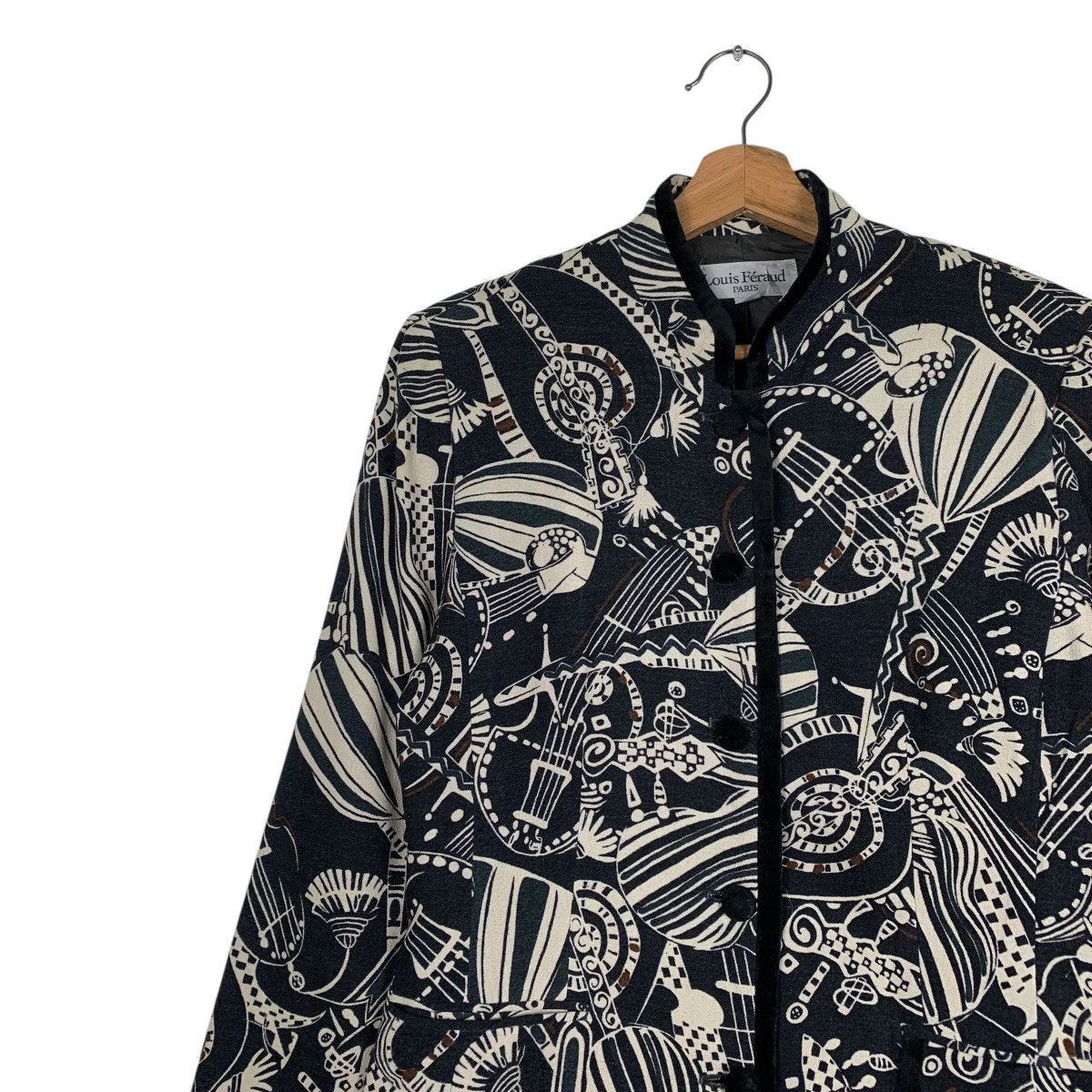 Louis Feraud Louis Feraud Abstract Design Jacket Size M / US 6-8 / IT 42-44 - 6 Thumbnail