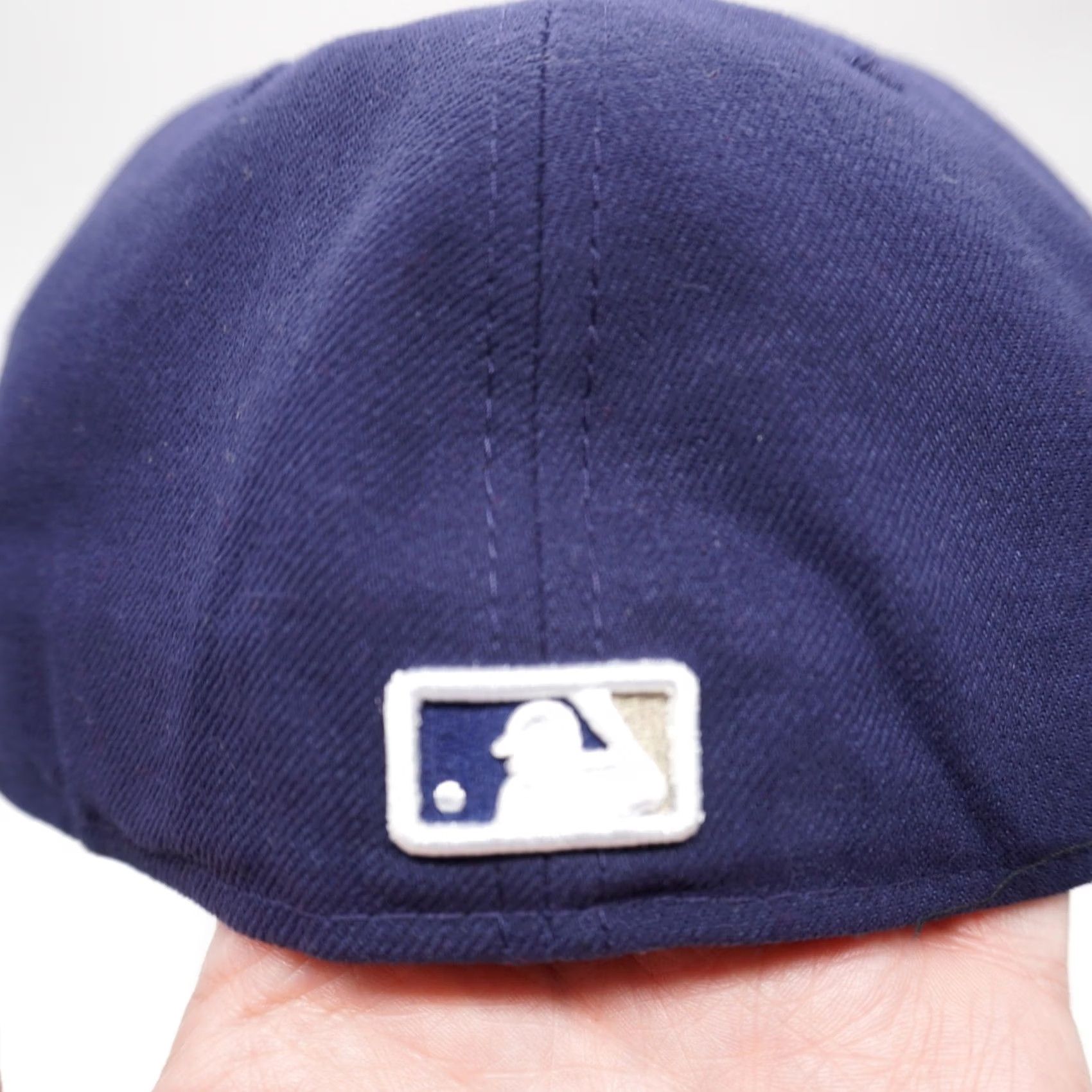 New Era New Era San Diego Padres MLB 59FIFTY Fitted Hat Mens 7 1/8 Navy Cap Size ONE SIZE - 6 Thumbnail