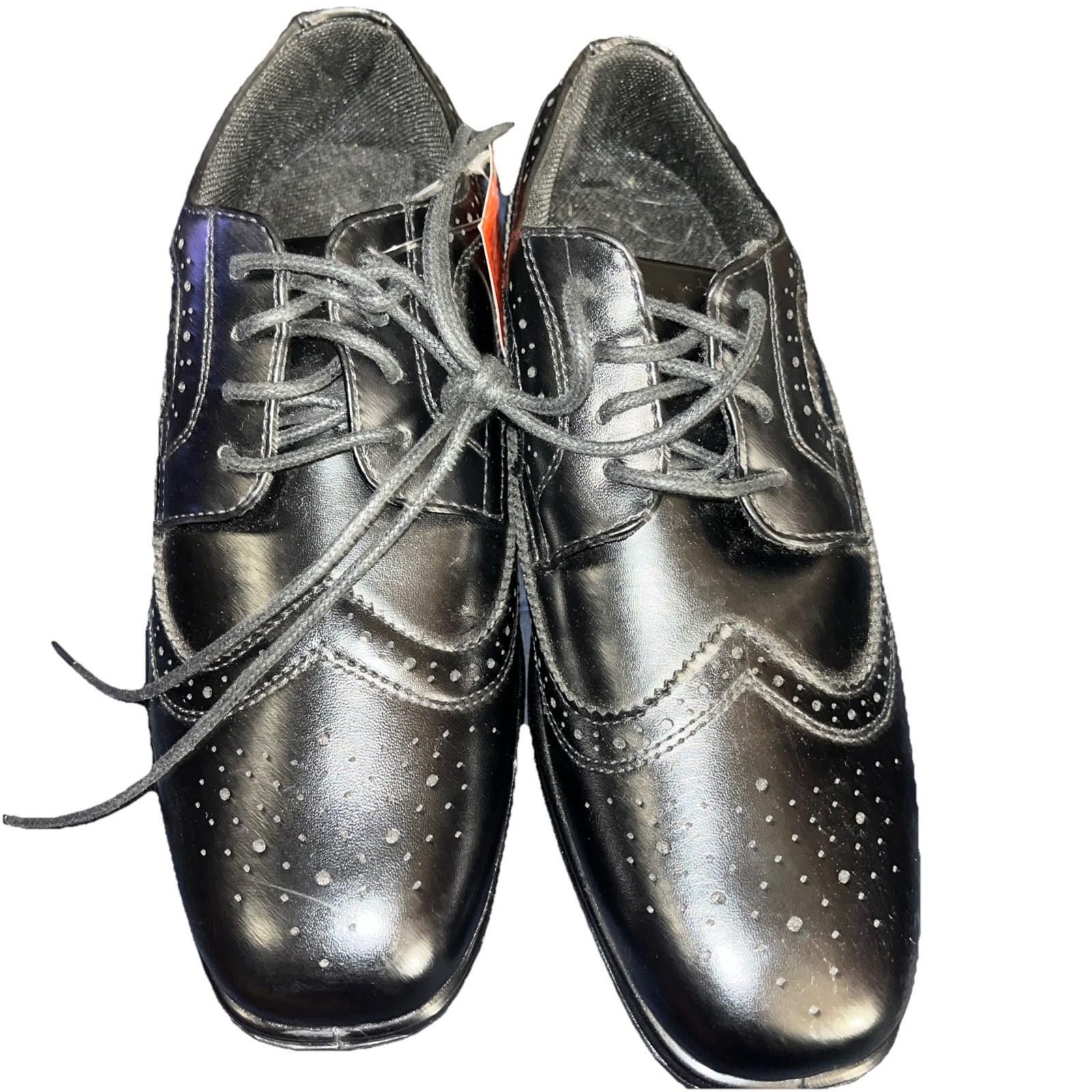 Other Deer Stag Boys Wingtip Black Size 5M Shoe Size US 5 / EU 37 - 3 Thumbnail
