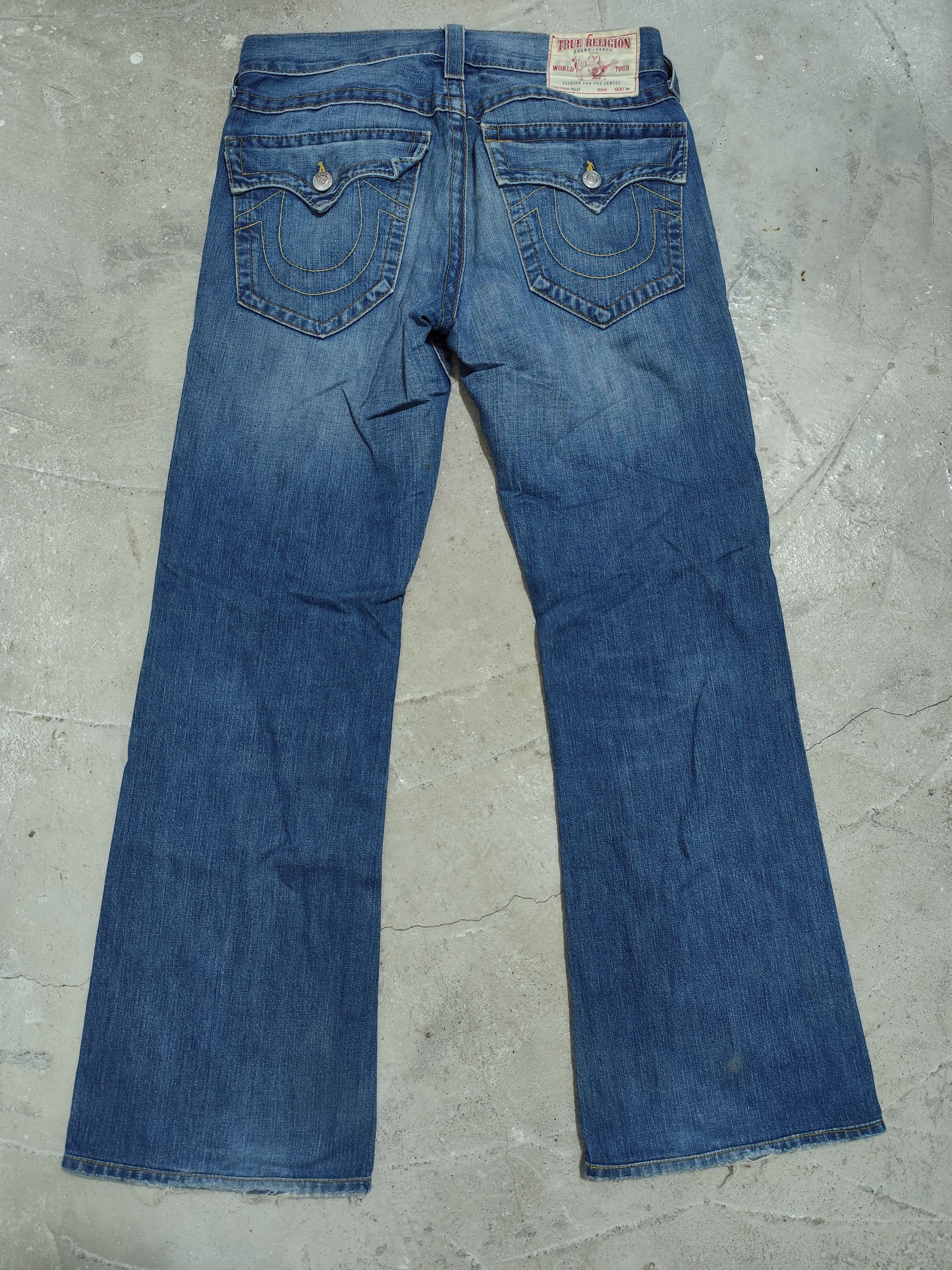 True Religion True Religion Distress Flared Pants Size US 34 / EU 50 - 6 Thumbnail