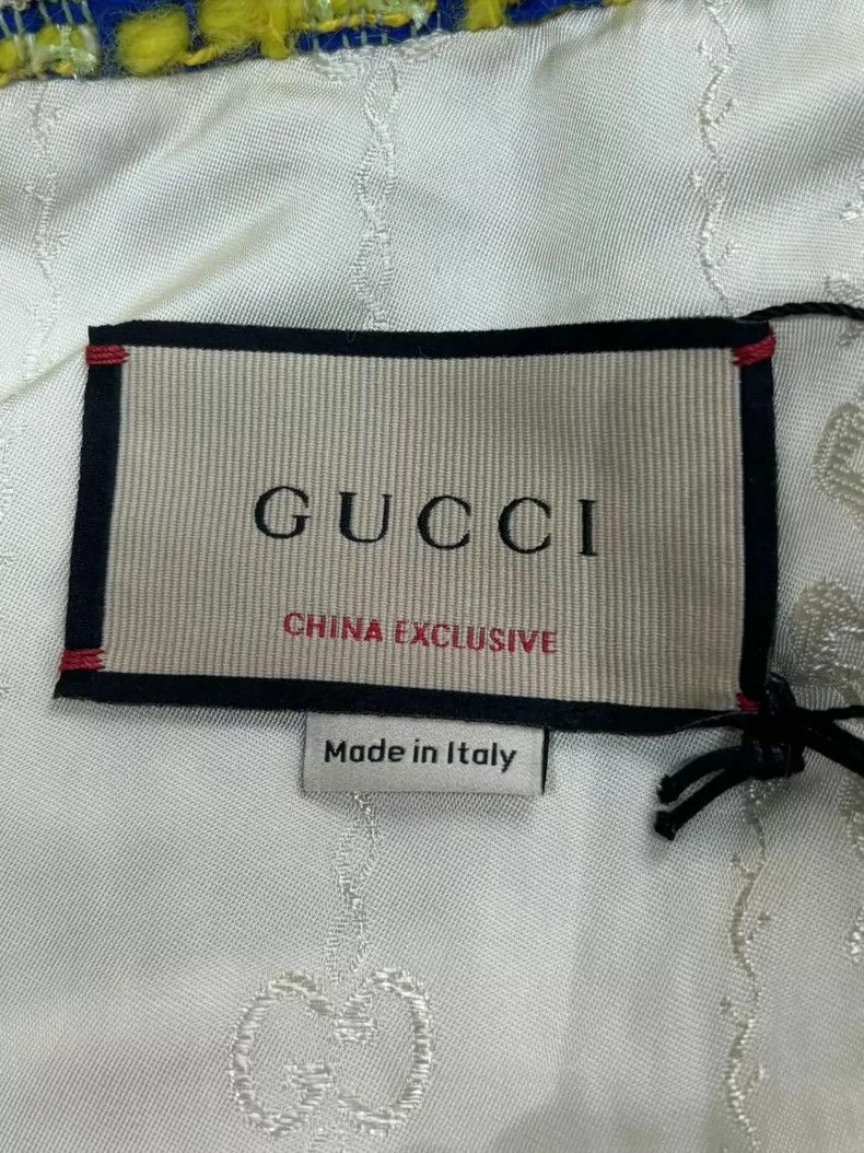Gucci Gucci Size 36 Green plaid small fragrance lapel jacket siz Size US XXS / EU 40 - 2 Thumbnail