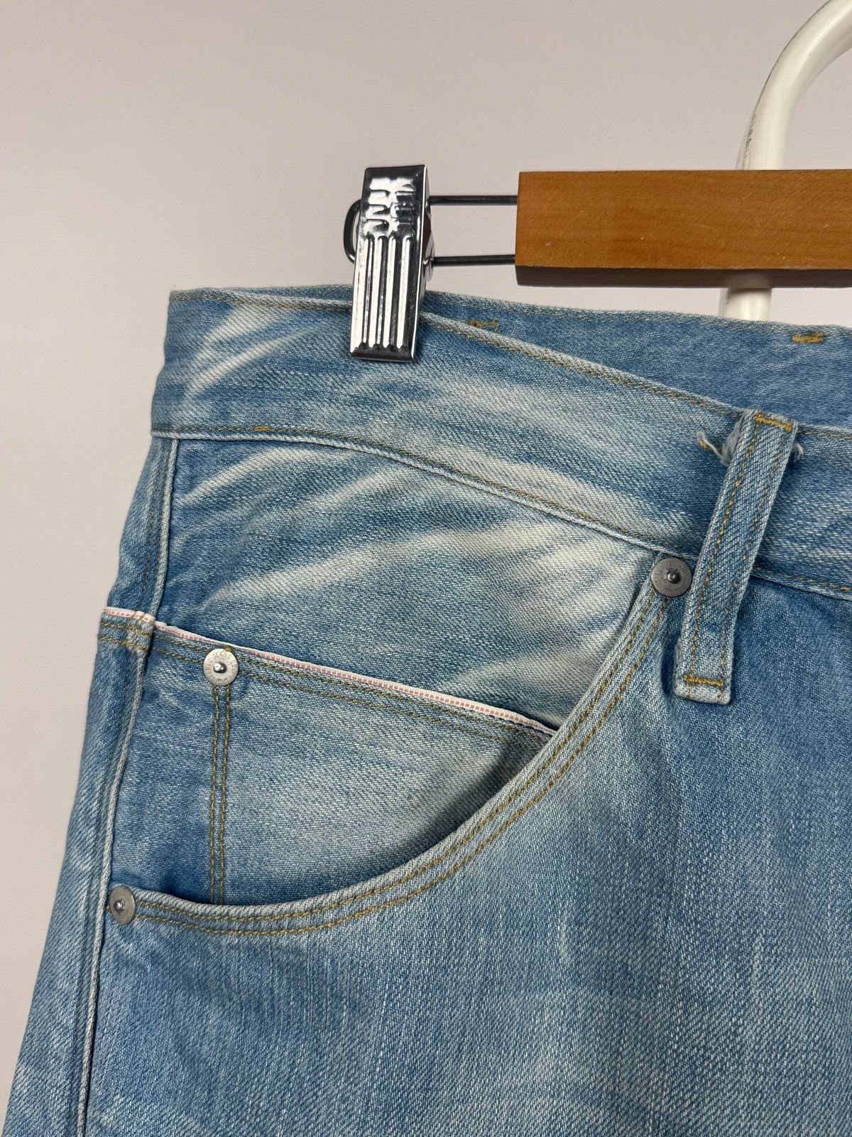 Levi's Vintage Levis Engineered Twisted Seams Buckle Back Tag Denim Size US 32 / EU 48 - 16 Thumbnail