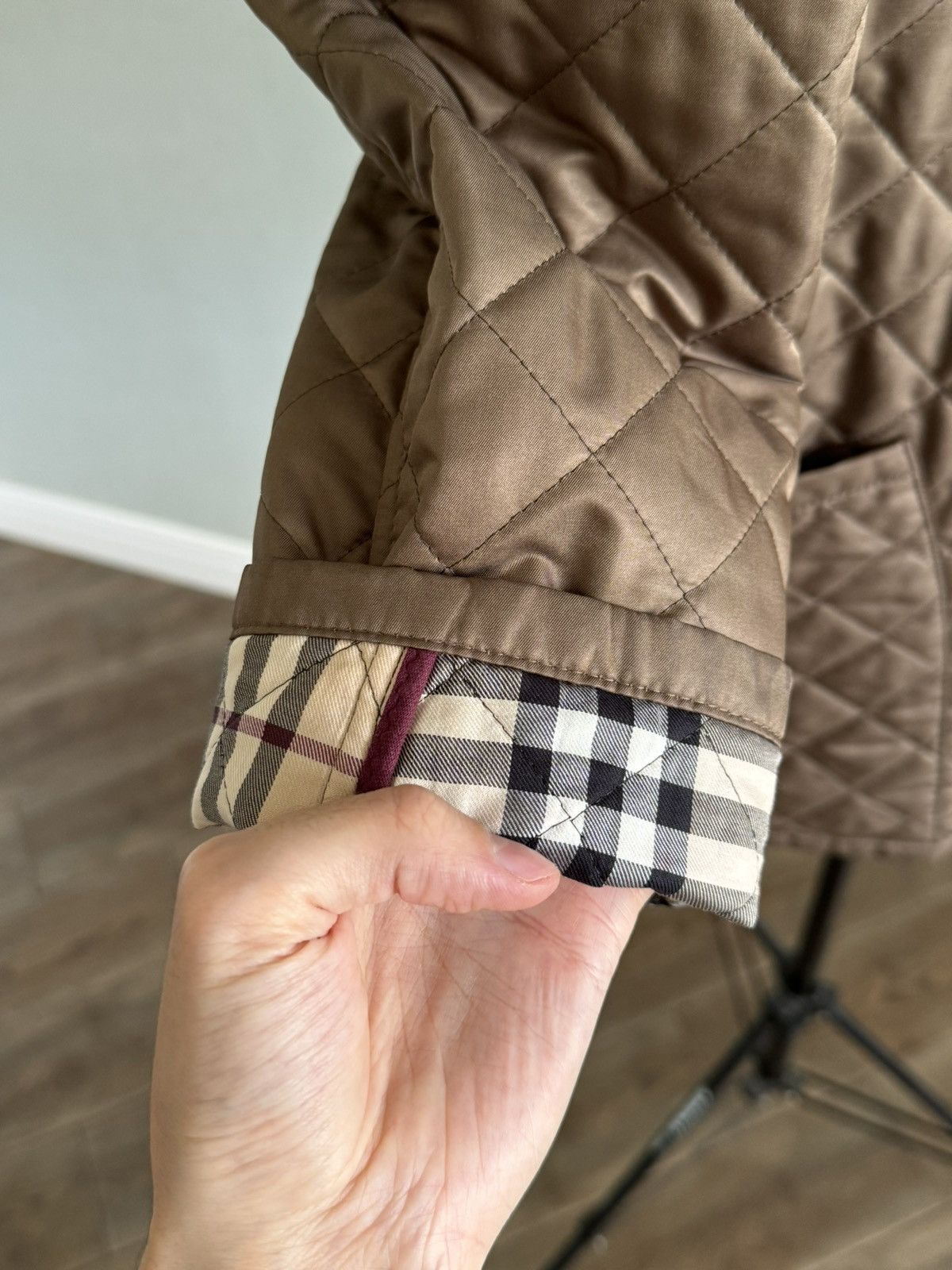 Burberry × Vintage Burberry quilted jacket Size XL / US 12-14 / IT 48-50 - 6 Thumbnail