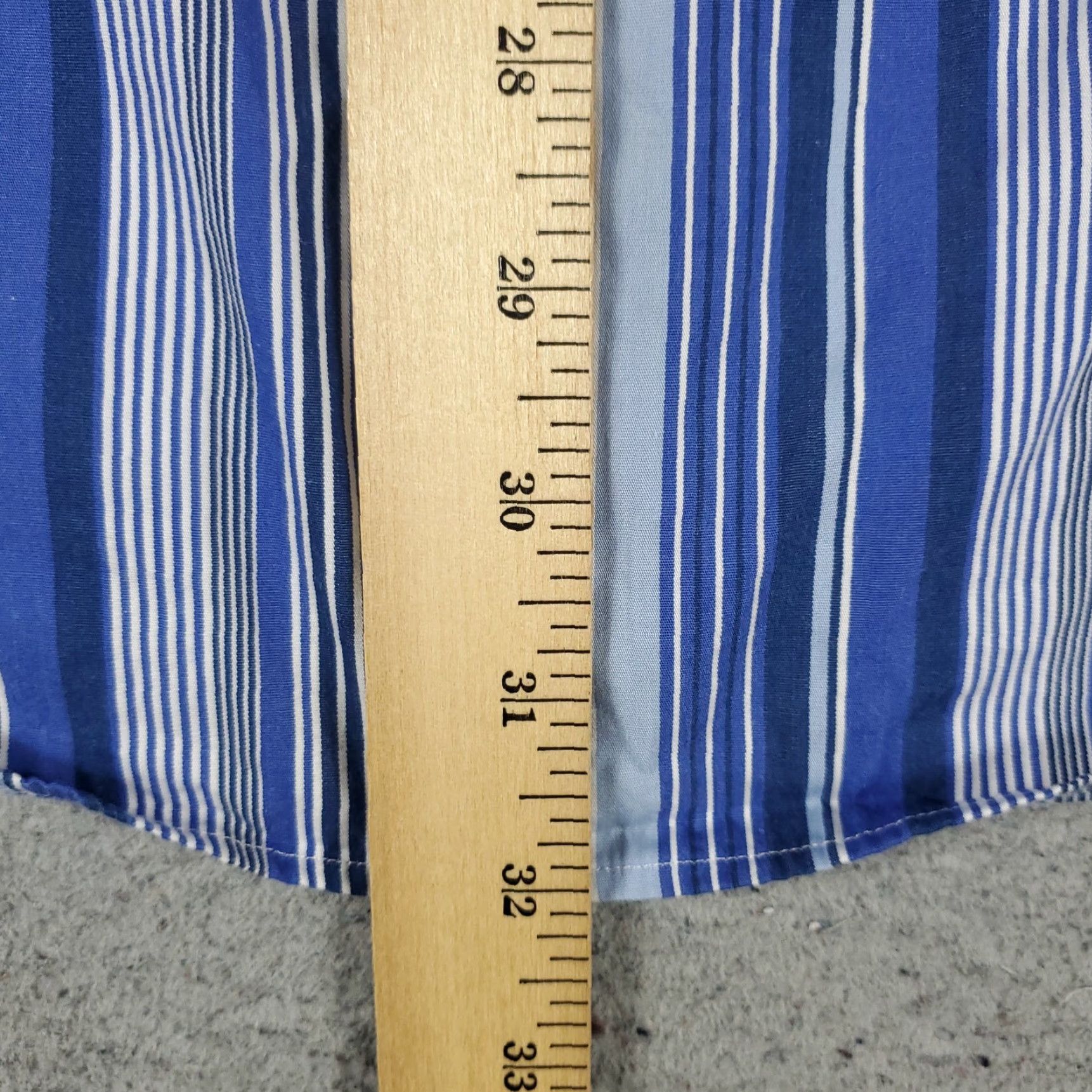 Ralph Lauren Ralph Lauren Shirt Mens XL Blue Striped Pony Casual Button-Up Long Sleeve - Classic American Preppy Cotton Shirt (XL, Blue) Mens Size US XL / EU 56 / 4 - 5 Thumbnail