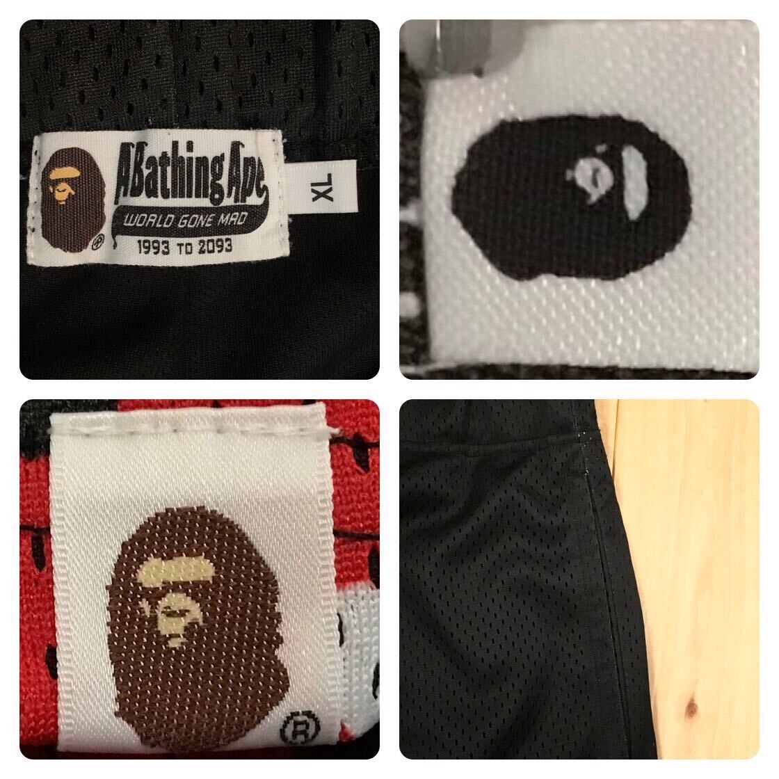 Bape BAPE Shorts Black × Red camo a bathing ape ★size XL Size US 36 / EU 52 - 6 Thumbnail