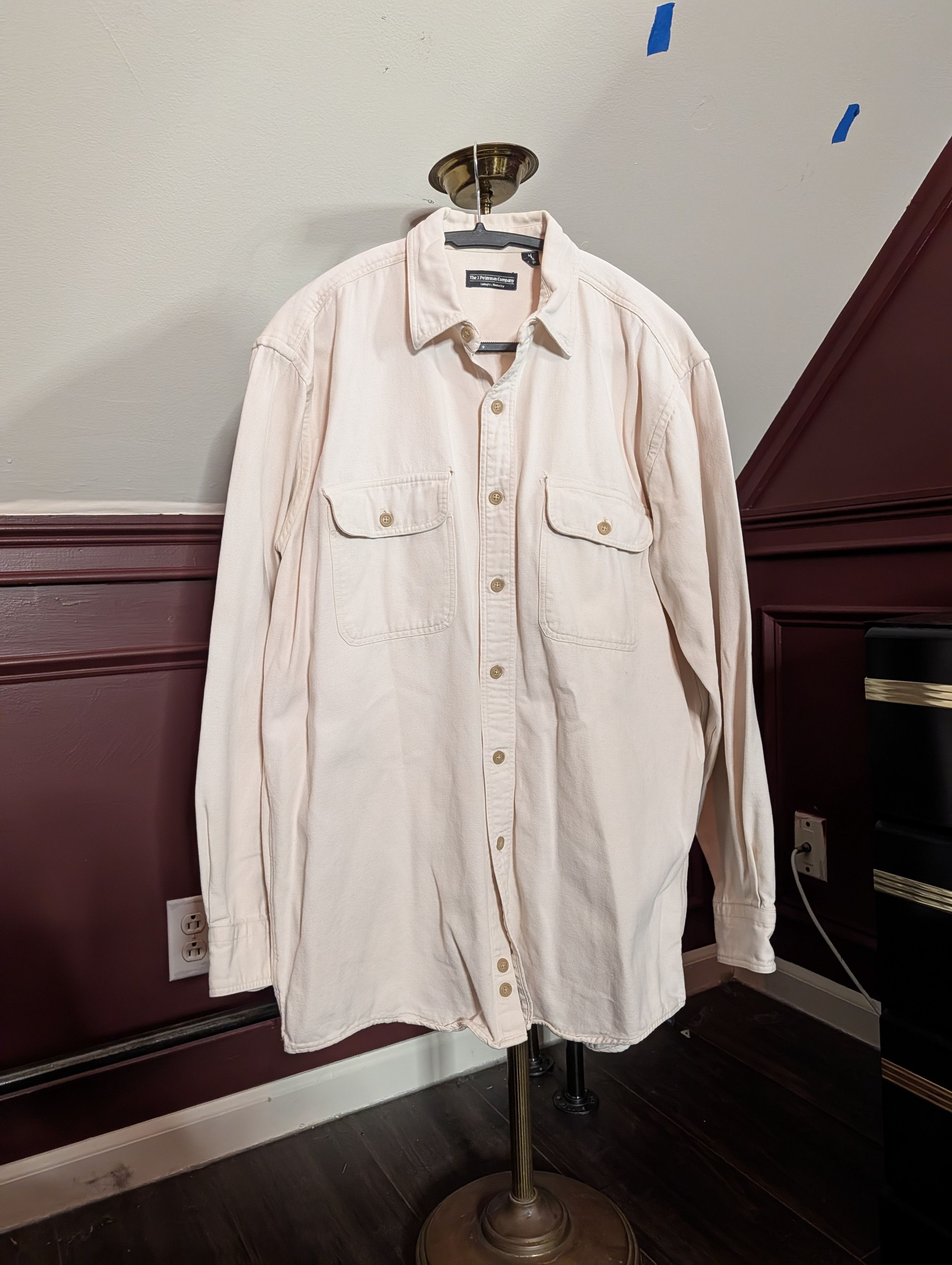 J. Peterman Vintage MiUSA canvas cotton dual pocket work shirt Size US M / EU 48-50 / 2 - 1 Thumbnail