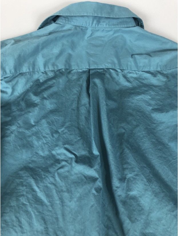 Armani Exchange Armani Exchange Sateen Turquoise Logo Embroidered Shirt L Size US L / EU 52-54 / 3 - 6 Thumbnail