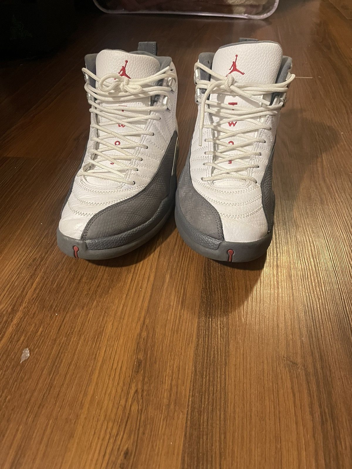 Jordan Brand × Nike White/Grey Jordan 12’s Size US 10 / EU 43 - 3 Thumbnail