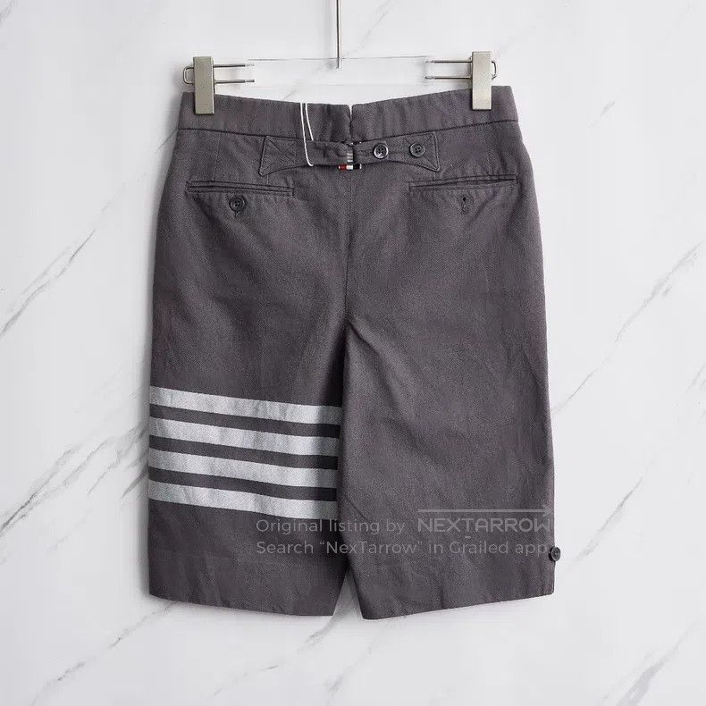 Thom Browne Thom Browne Grey Shell Buttoned Dress Shorts Size 25" / US 0 / IT 36 - 4 Thumbnail