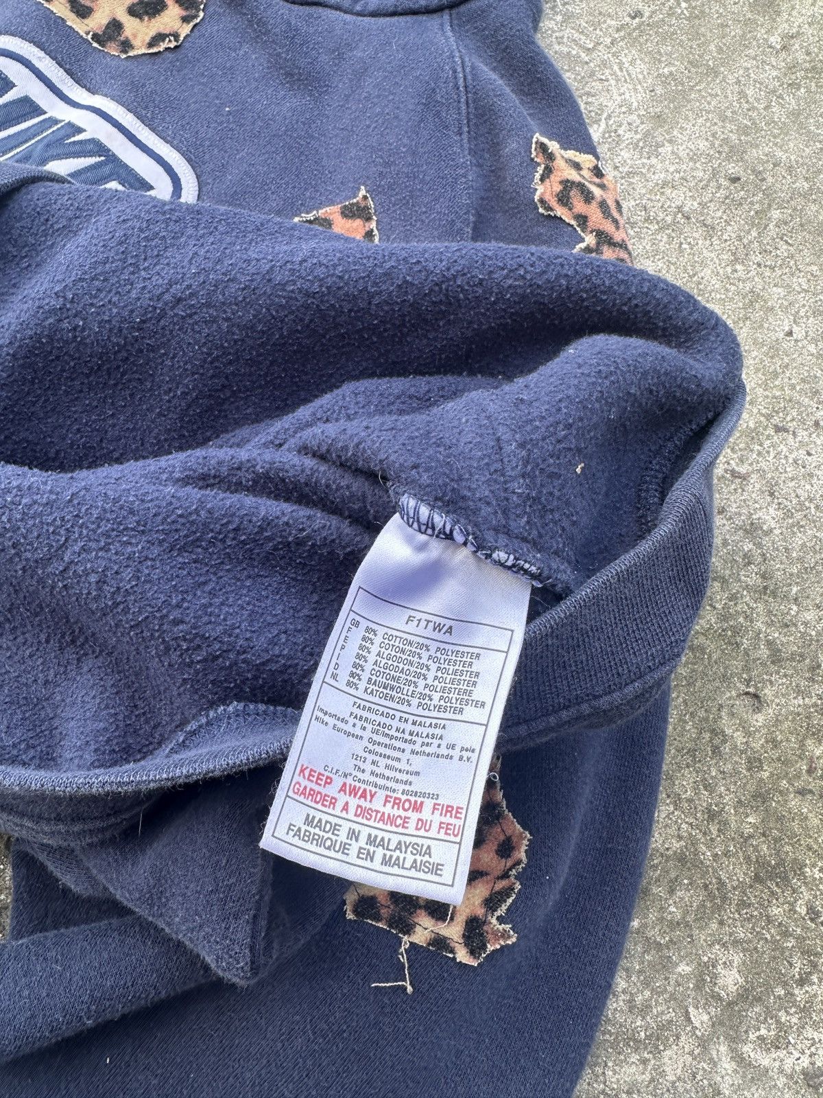 Nike Vintage Custom Leopard Nike Big Logo Hoodie M Rare Casual Size M / US 6-8 / IT 42-44 - 6 Thumbnail