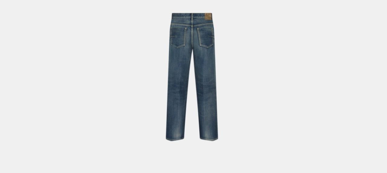 DENIM TEARS × Dior o1w1db10824 Heritage Jeans in Blue Size US 32 / EU 48 - 2 Thumbnail