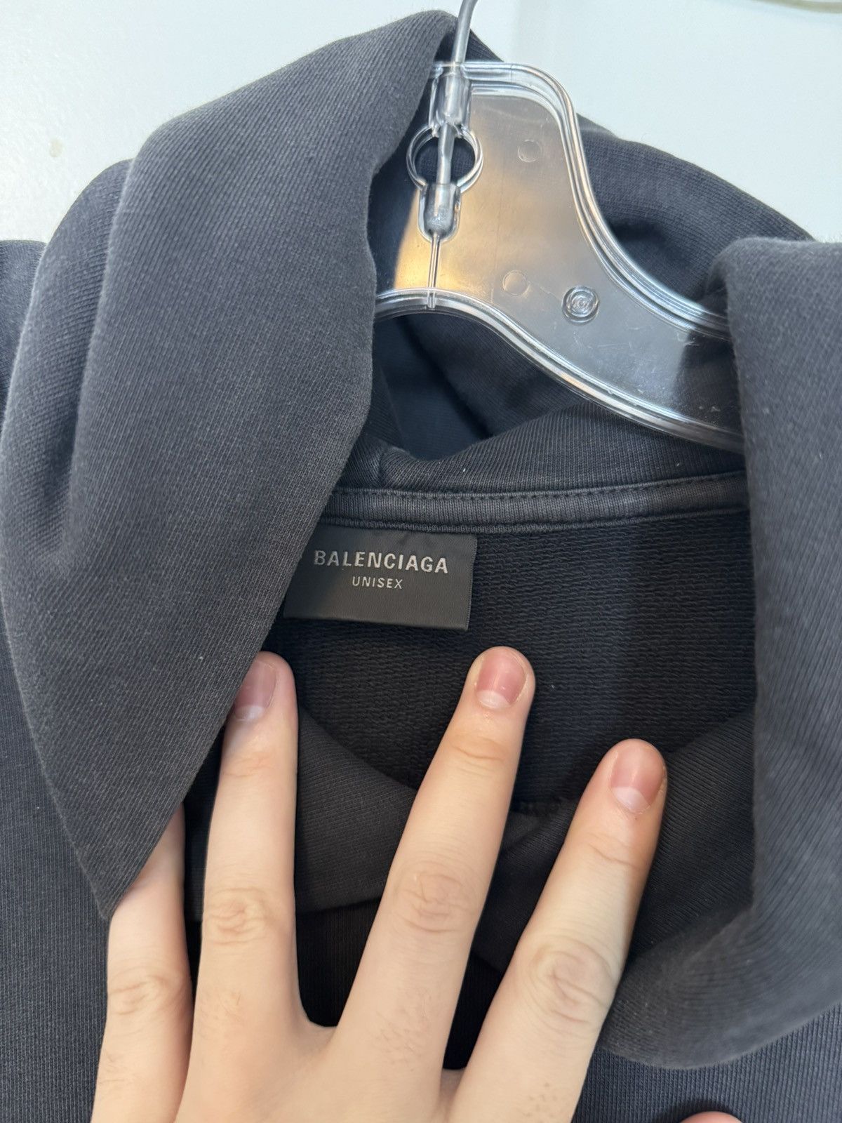 Balenciaga Balenciaga FW22 Sporty B Oversized Washed Pullover Hoodie Size US L / EU 52-54 / 3 - 7 Thumbnail