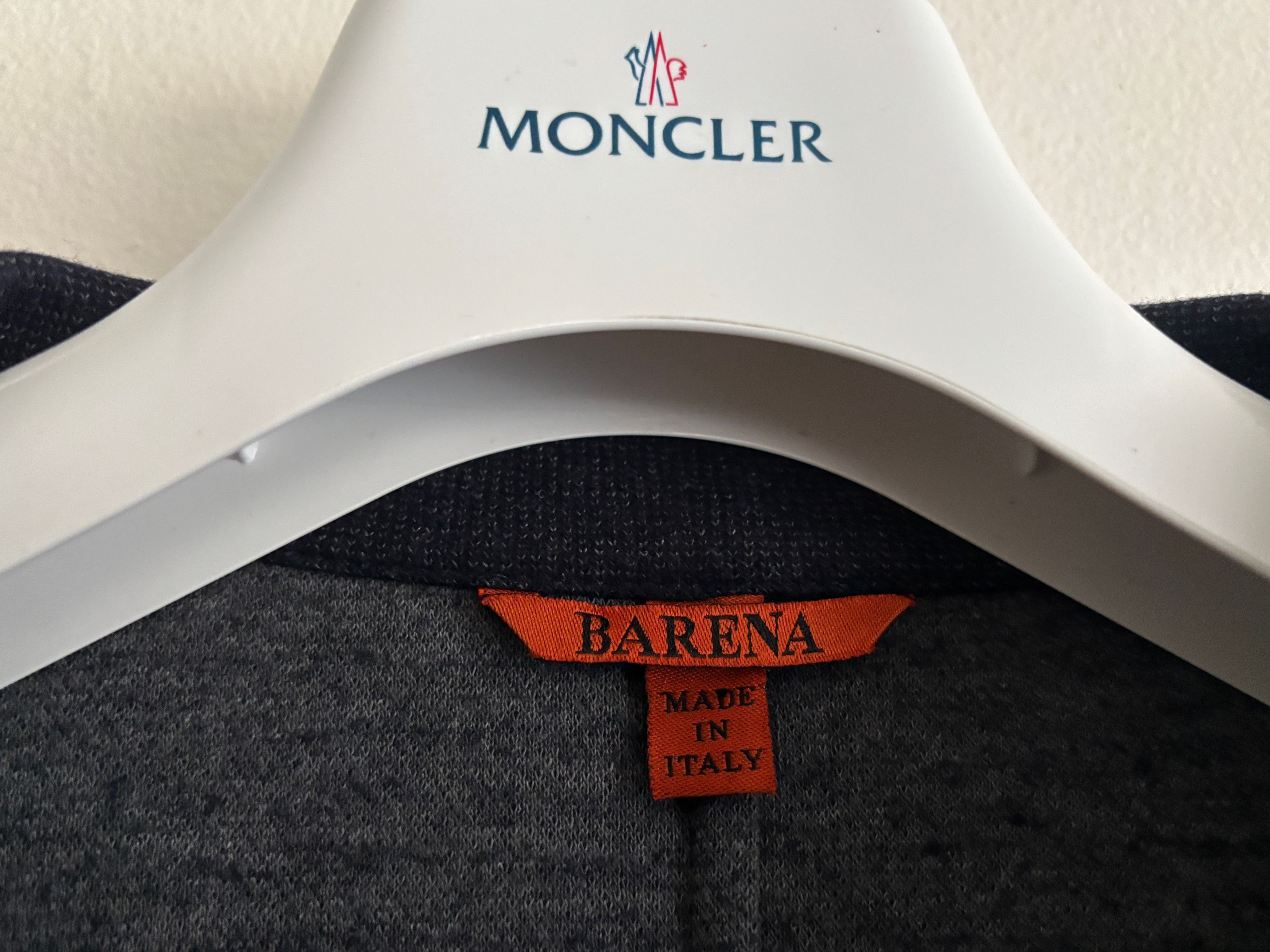 Barena Monocle 3 roll 2 Unstructured Navy Wool Cashmere Sport Coat Size 44R - 9 Thumbnail