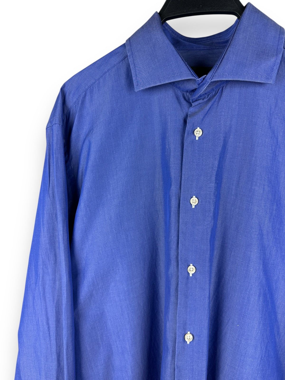 Suitsupply Suitsupply Pure Cotton Two Ply Shirt Long Sleeve Size 43/17 Size US XL / EU 56 / 4 - 2 Thumbnail