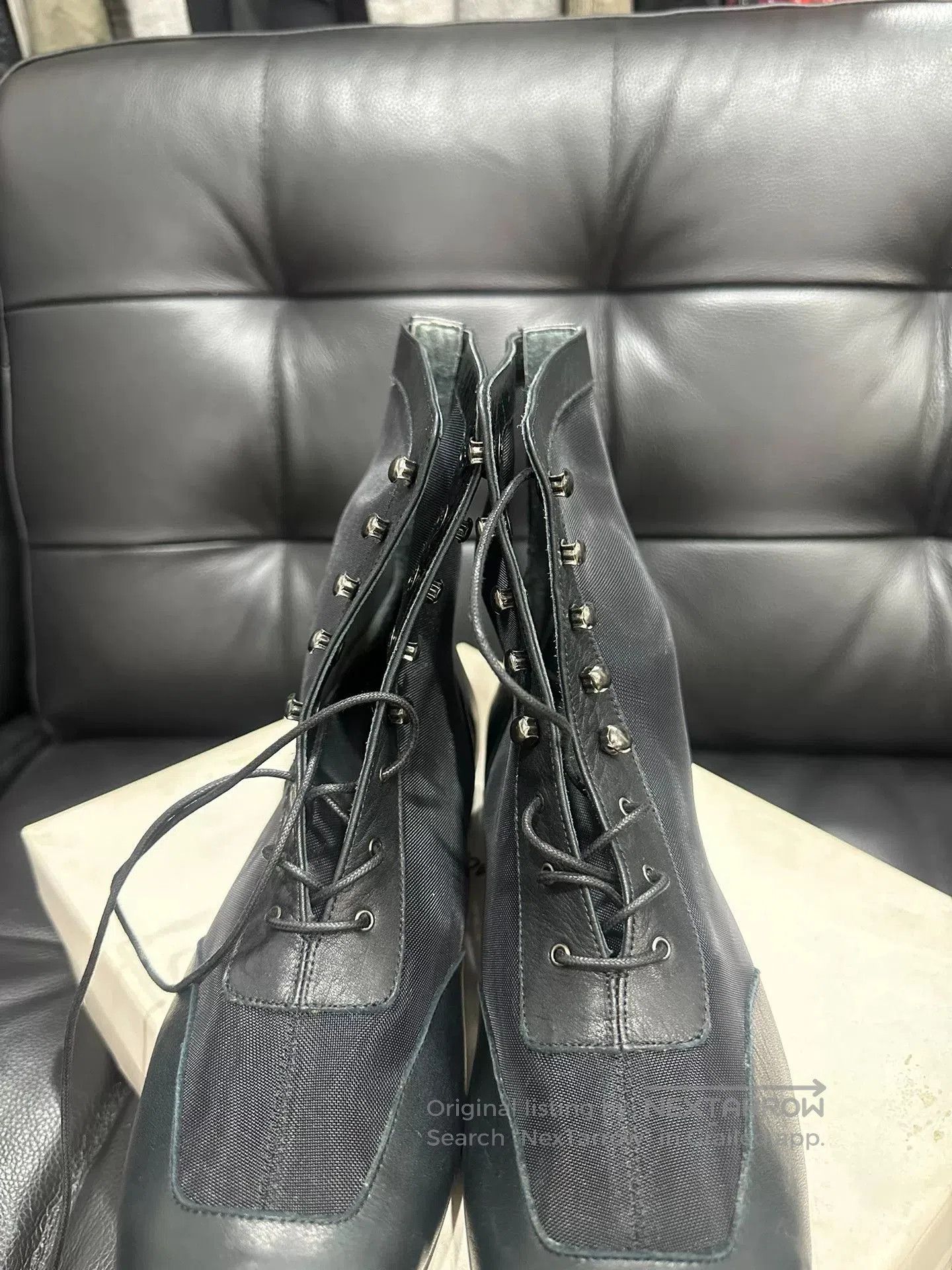 Issey Miyake issey miyake cowhide mesh ankle boots. Size US 6 / EU 39 - 7 Thumbnail