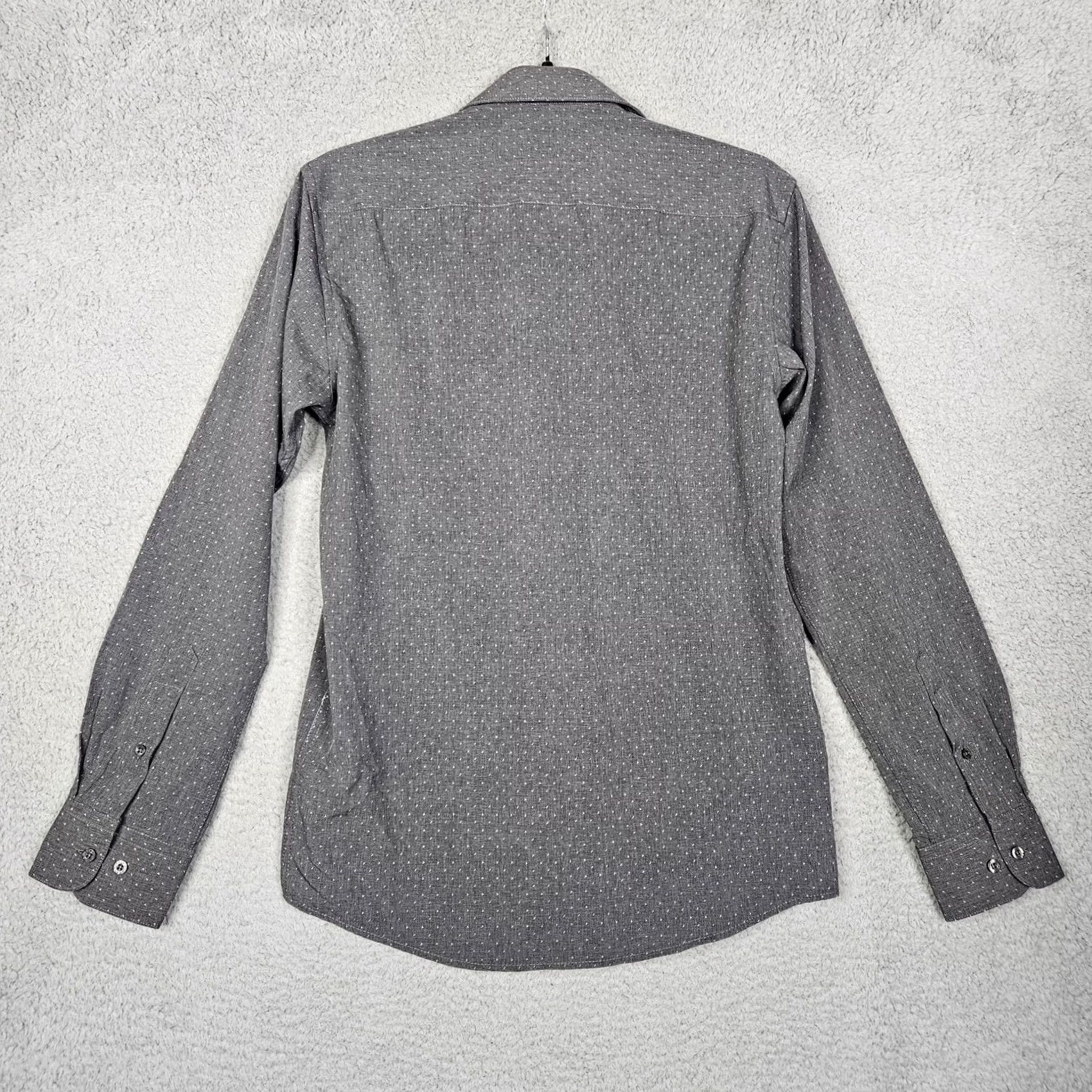Lucky Brand Lucky Brand 4 WAY STRETCH Men’s Gray Chambray Shirt S Button-Down Casual Poly 4 Way Stretch Regular Size Type: Regular Size US S / EU 44-46 / 1 - 2 Thumbnail