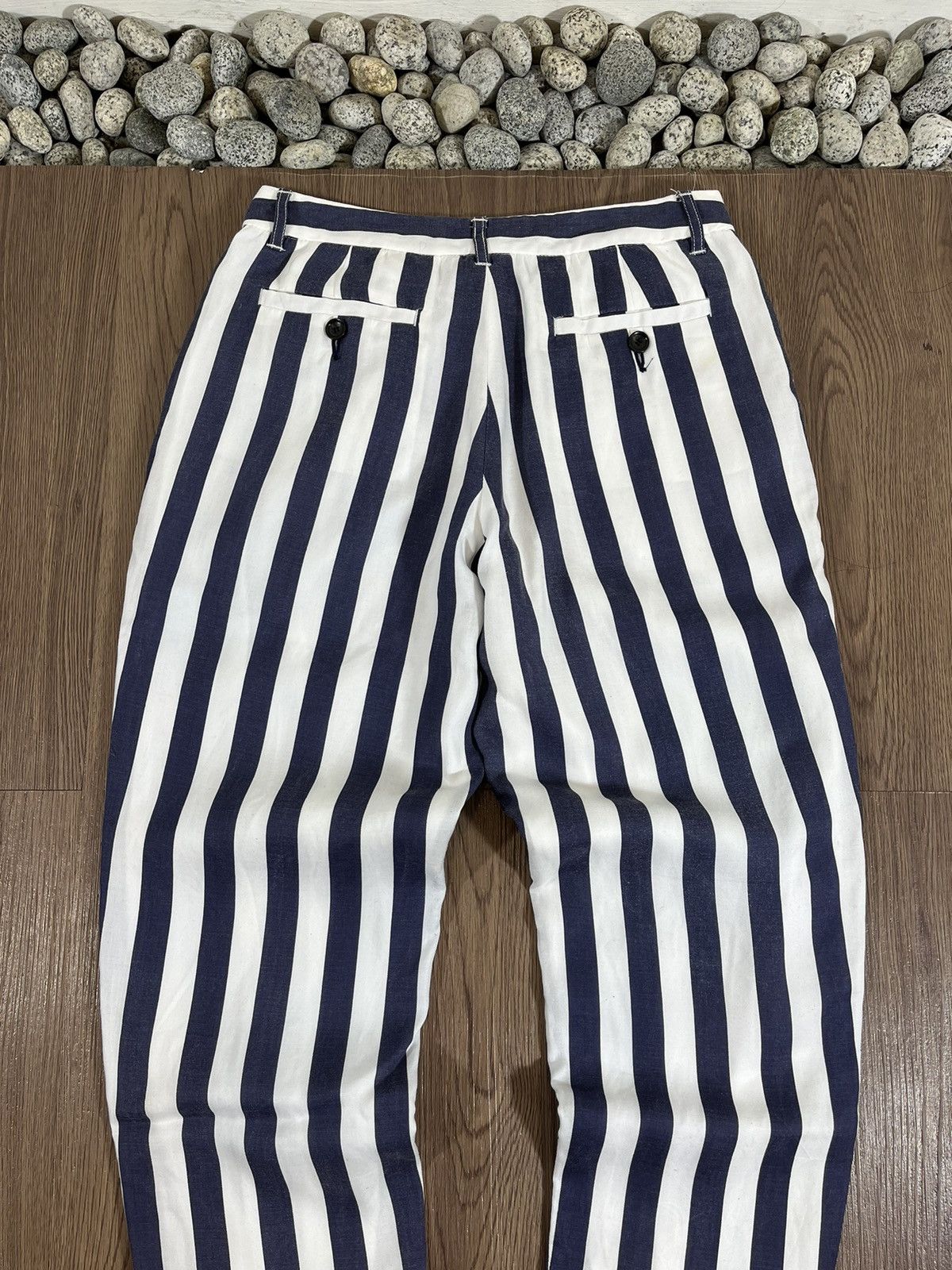 Hysteric Glamour Hysteric Glamour Blue/White Striped Pants Size US 28 / EU 44 - 4 Thumbnail