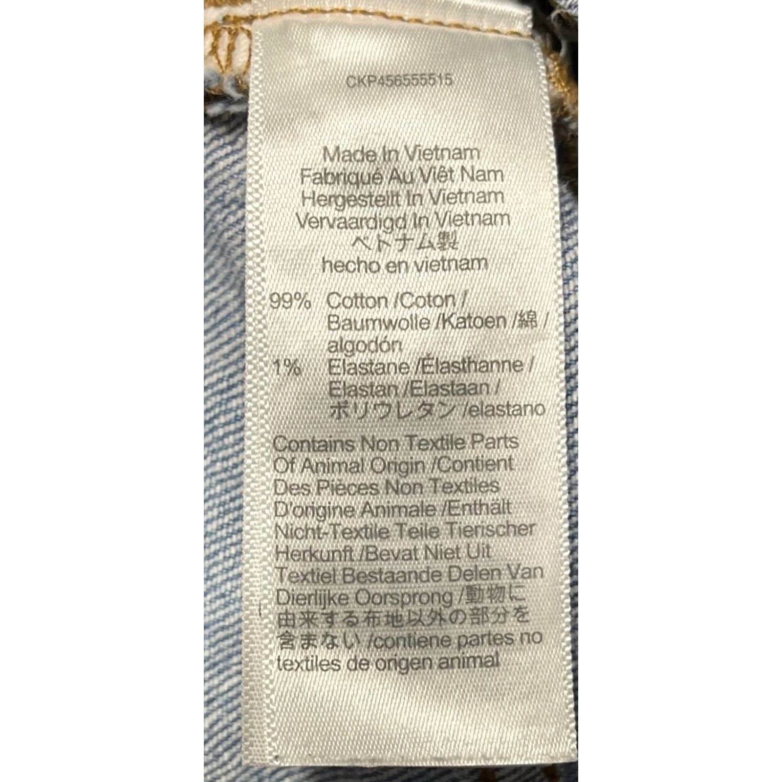 Madewell Madewell Jeans Womens 24P Petite Straight 5-Pocket Denim Blue Stretch EUC Grade A Size 42" / US 20 - 3 Thumbnail