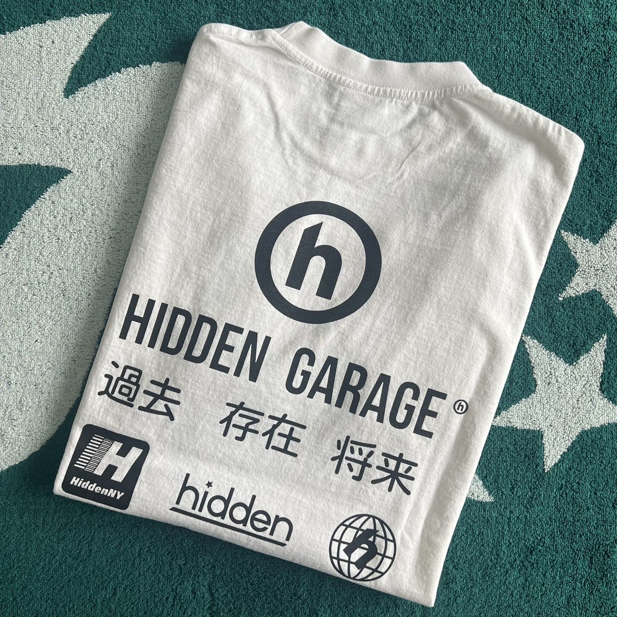 HIDDEN Hidden NY PPF Garage Japan Tee White Green Large Size US L / EU 52-54 / 3 - 4 Thumbnail