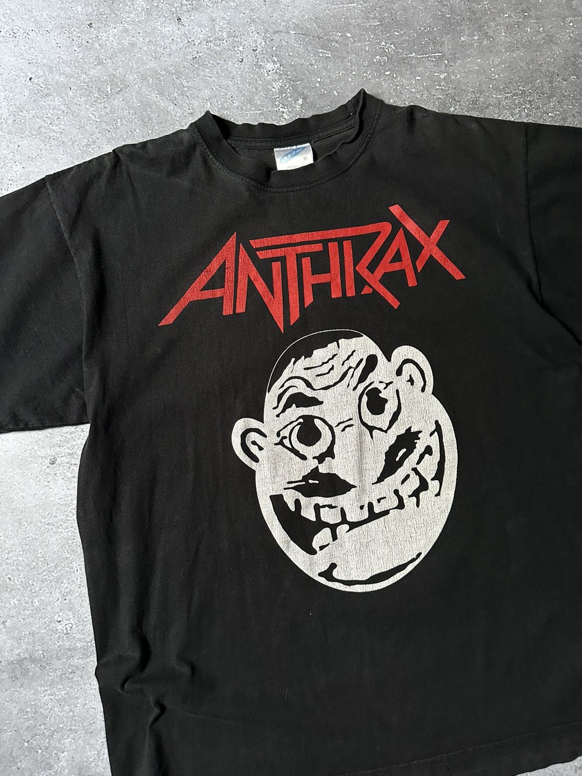 Band Tees × Vintage Vintage Anthrax ‘Metal Thrashing Mad’ Band T-Shirt Size US M / EU 48-50 / 2 - 2 Thumbnail