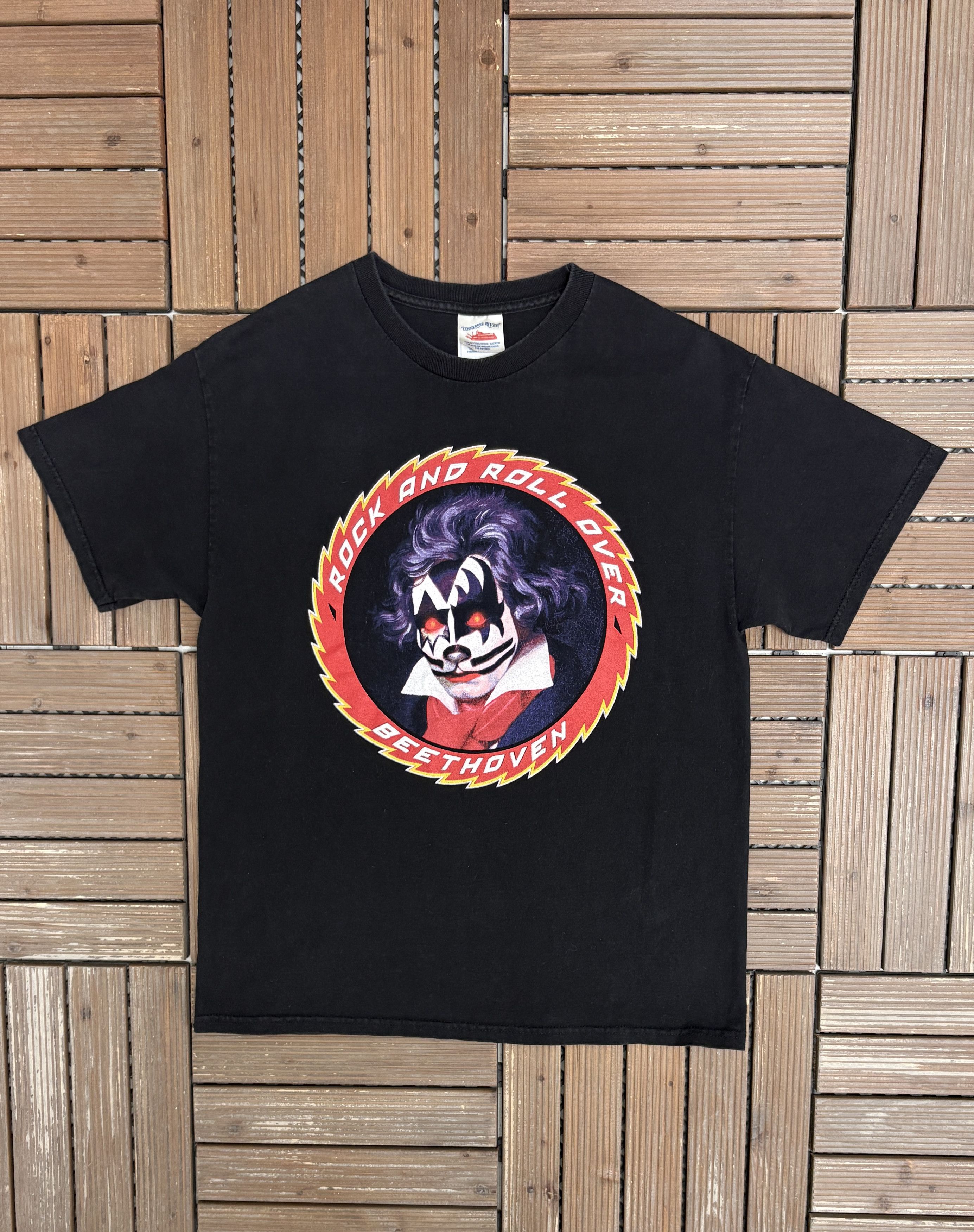 Vintage Kiss Symphony: Alive IV Vintage Black T-Shirt Tee Size US L / EU 52-54 / 3 - 1 Thumbnail