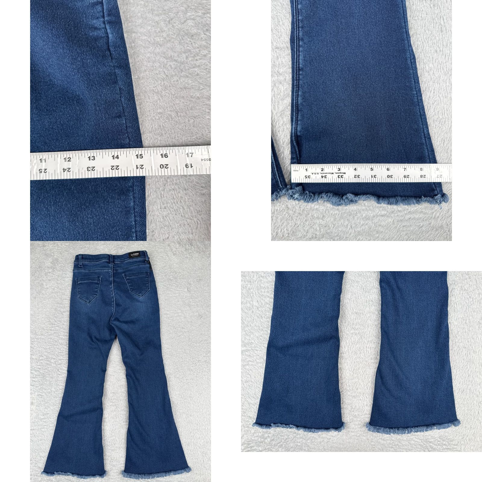 Silver Jeans Co. Silver Jeans Jeans Blue Denim Flared High Rise 25x24 Raw Hem Women’s Regular Size 42" / US 20 - 9 Thumbnail