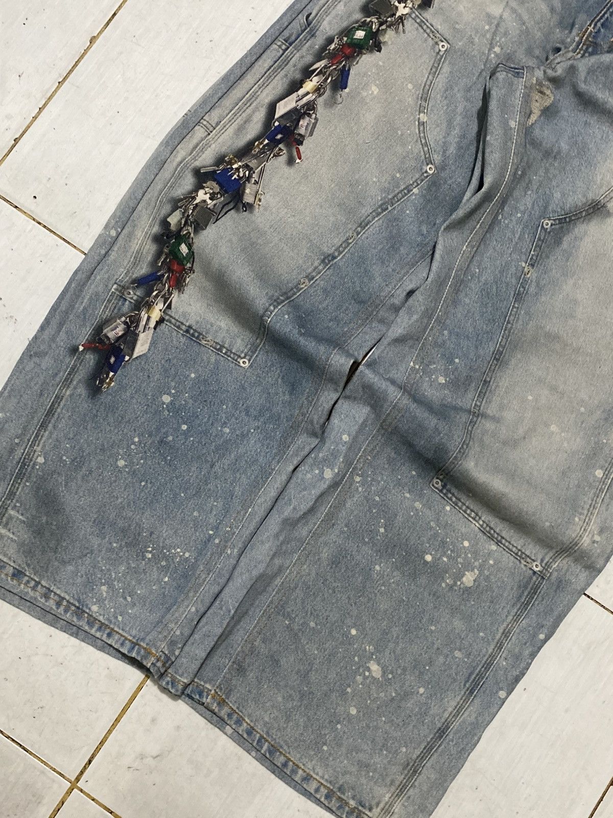 GRAILZ GRAILZ Key Chain Illusion Denim Pants Size US 28 / EU 44 - 4 Thumbnail