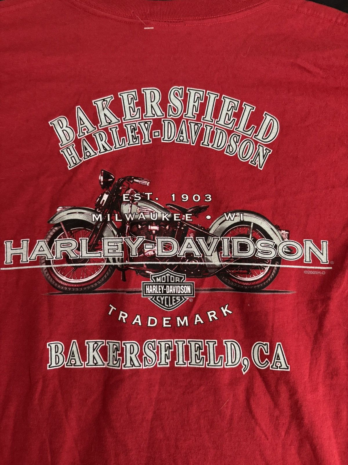 Harley Davidson HARLEY DAVIDSON BAKERSFIELD, CA TEE Size US M / EU 48-50 / 2 - 4 Thumbnail