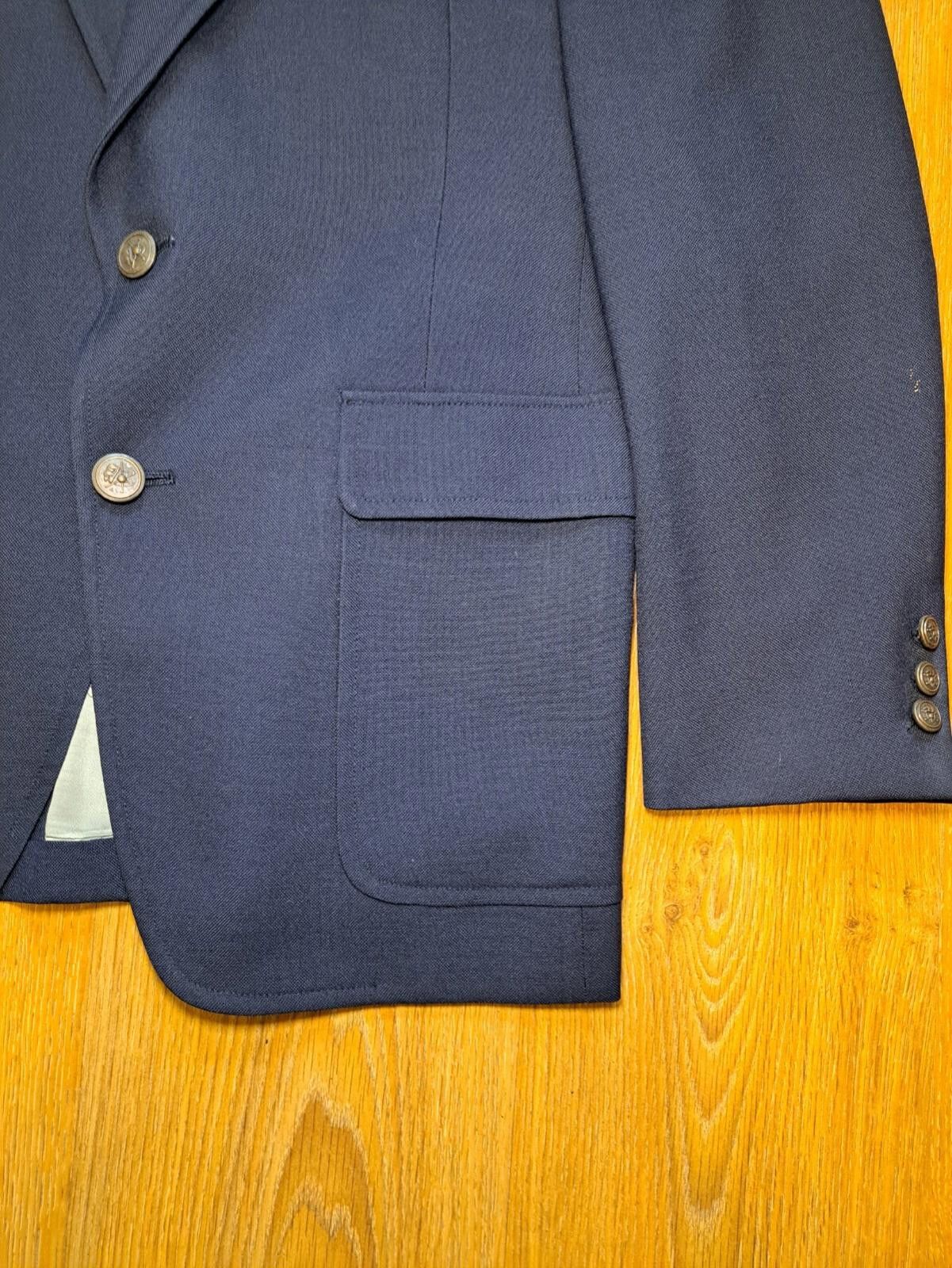 Hart Schaffner Marx VINTAGE Hart Schaffner Marx Jack Nicklaus Blazer 42R Navy Size 42R - 5 Thumbnail