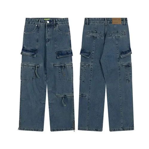 VIBE faded hiphop y2k baggy cargo jeans Size US 32 / EU 48 - 5 Thumbnail