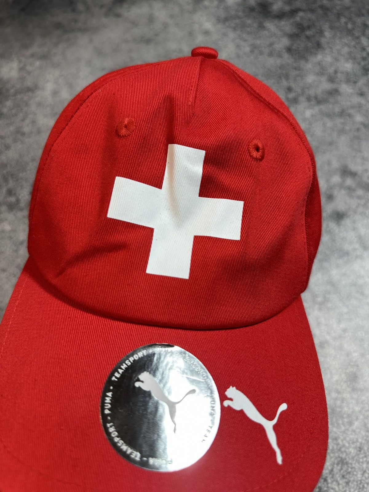 Puma New Puma Suisse Logo Cap Streetwear Very Rare Soccer Size ONE SIZE - 2 Thumbnail