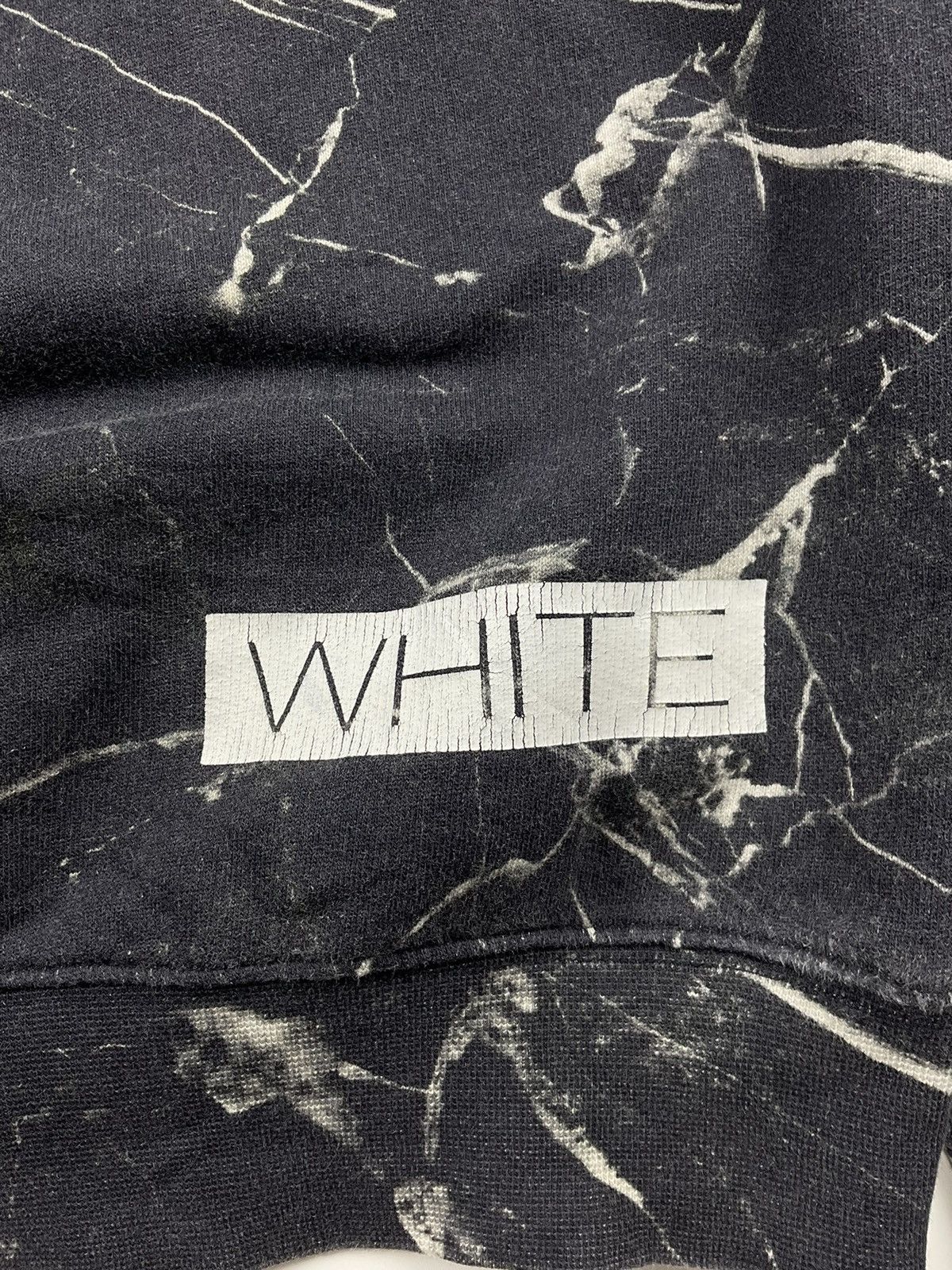 Off White Caravaggio Marble Sweatshirt