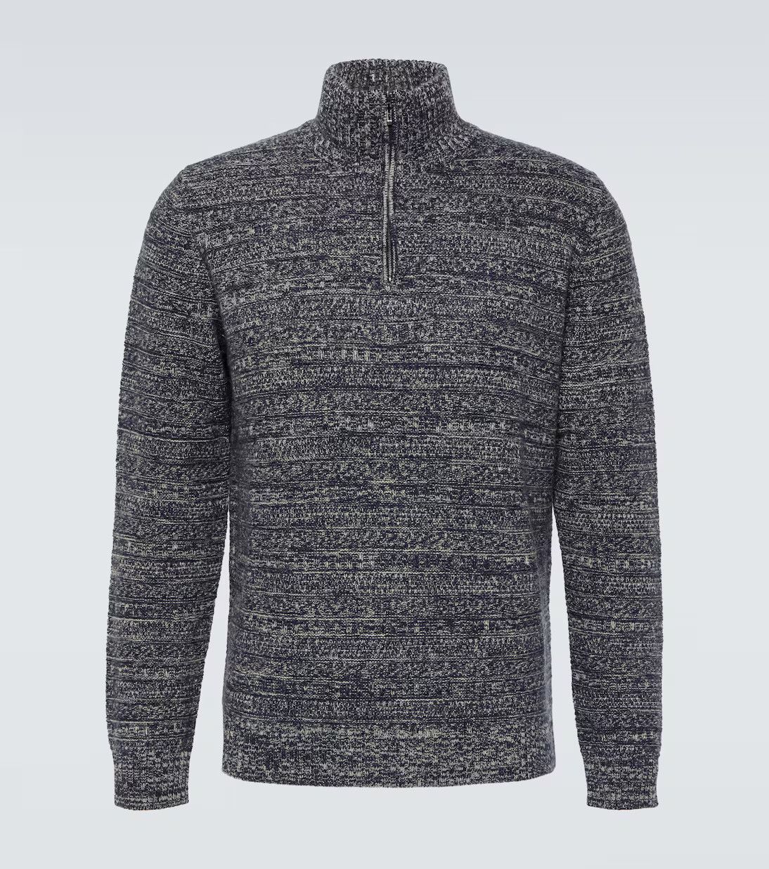 Loro Piana o1w1db10724 Lima Pullover Cashmere Sweater in Dark Grey Size US XL / EU 56 / 4 - 1 Thumbnail