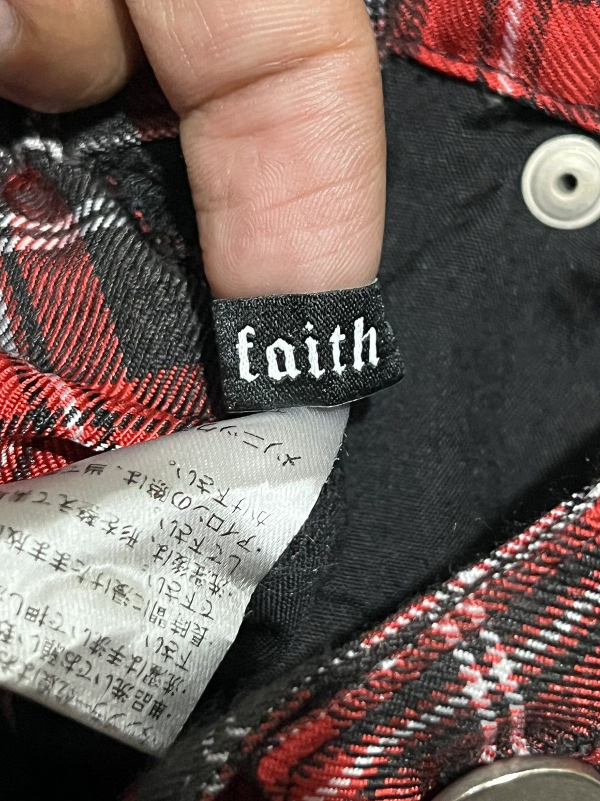 Japanese Brand Mad Punk Tartan Bondage Flare Pants Size 26" / US 2 / IT 38 - 11 Thumbnail