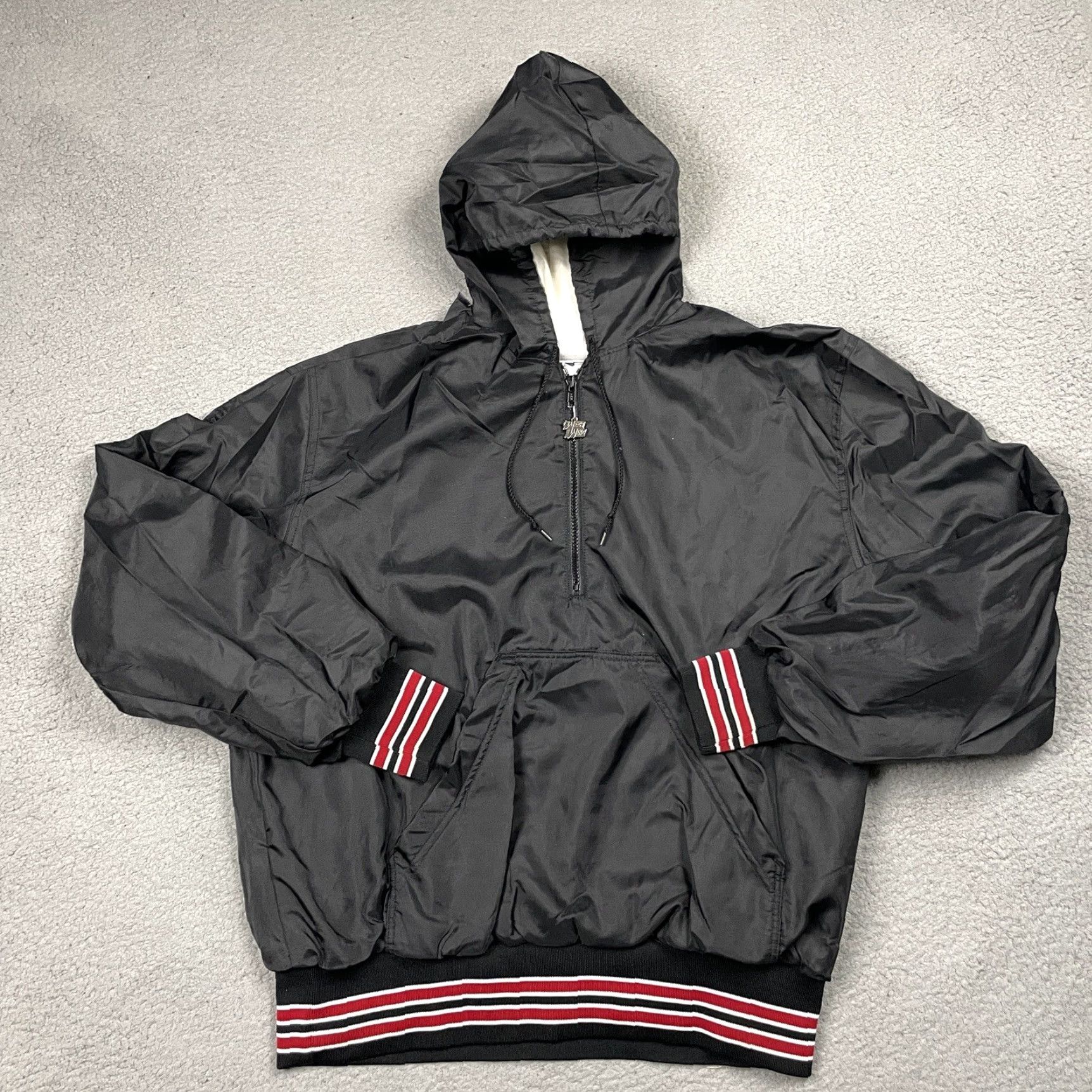Vintage VINTAGE Westwind Buccaneer Boonton Track Jacket Nylon XL Black Mens Size US XL / EU 56 / 4 - 2 Thumbnail