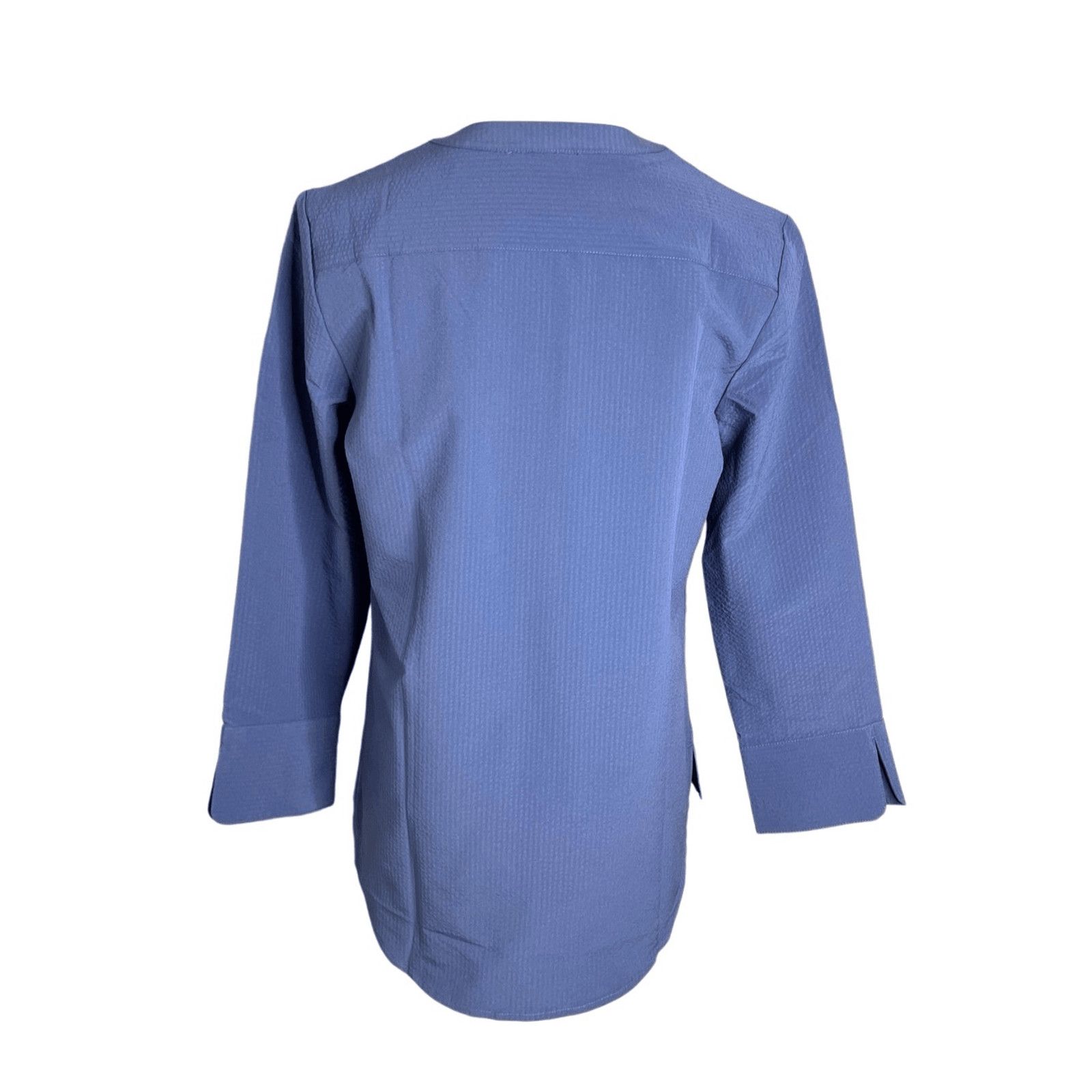 Vineyard Vines Vineyard Vines Performance Textured Tunic Top House Blue XS Size XS / US 0-2 / IT 36-38 - 3 Thumbnail