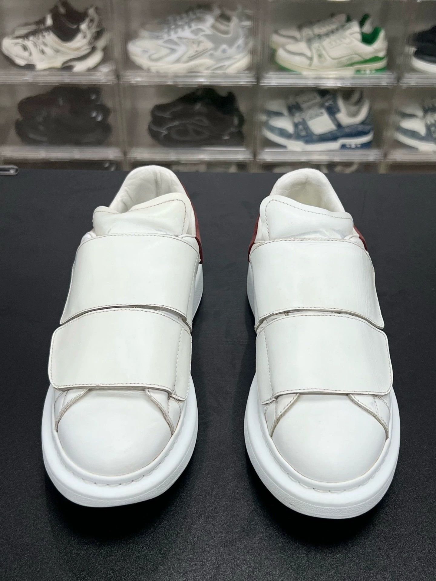 Alexander McQueen mcq white and red velcro sneakers Size US 6.5 / EU 39-40 - 2 Thumbnail
