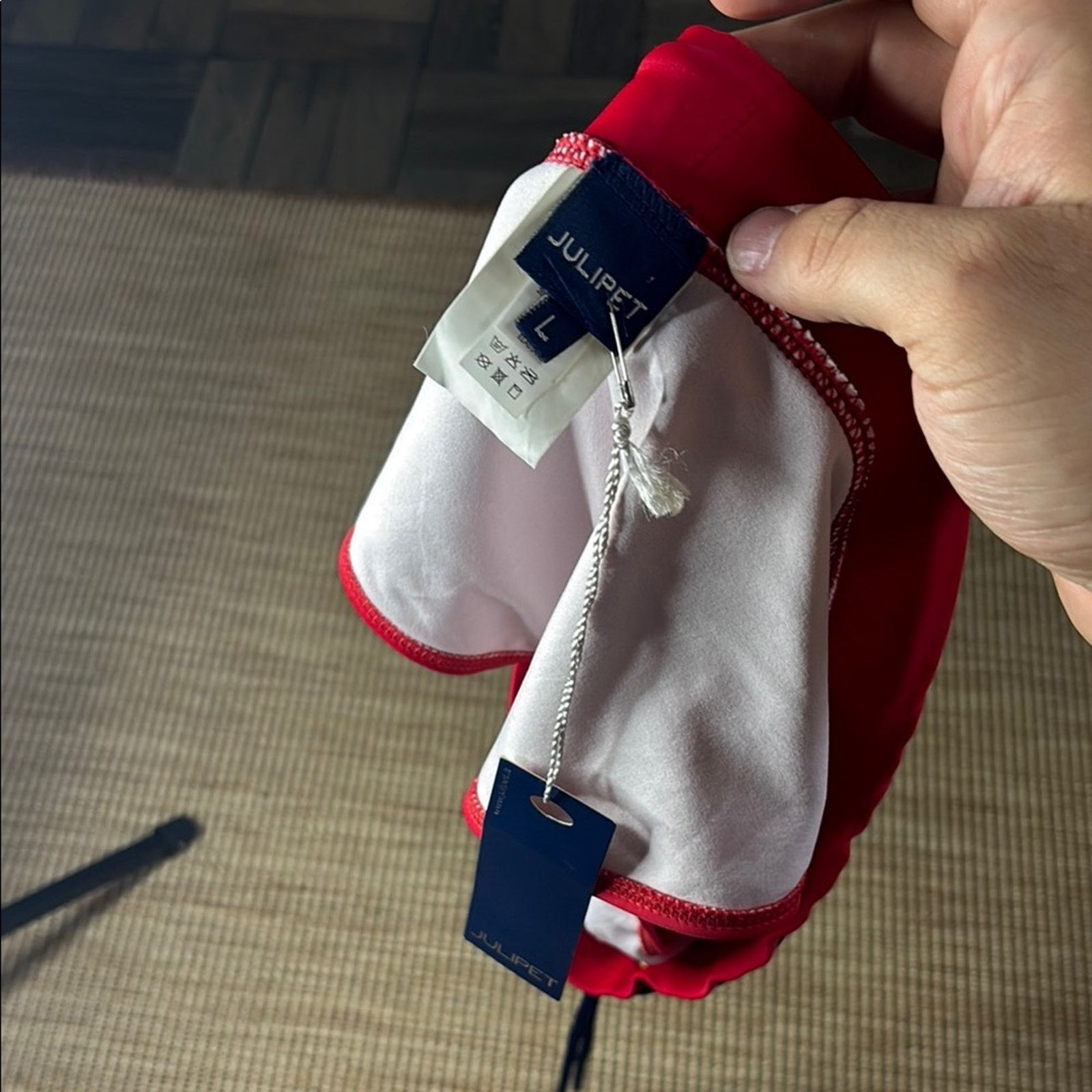 Other NWT Julipet Sporty Red and Blue Swim Trunks Size L Size ONE SIZE - 2 Thumbnail