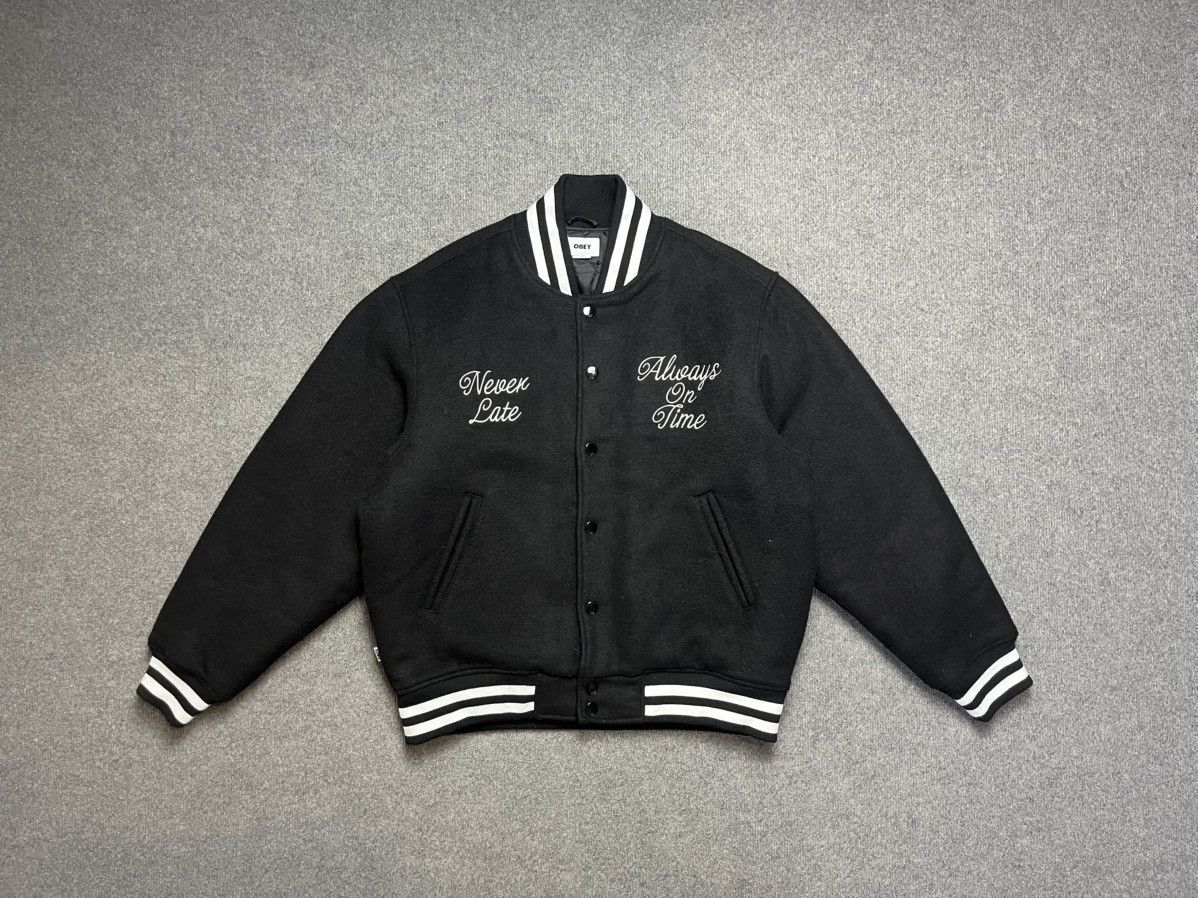 Obey Obey Varsity Wool bomber Size US M / EU 48-50 / 2 - 1 Thumbnail