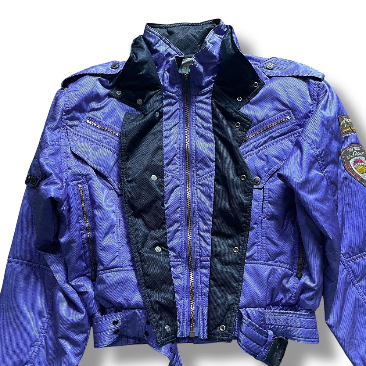 Japanese Brand VINTAGE VINO ROSSO SNOW RACER SKI JACKET Size US L / EU 52-54 / 3 - 7 Thumbnail