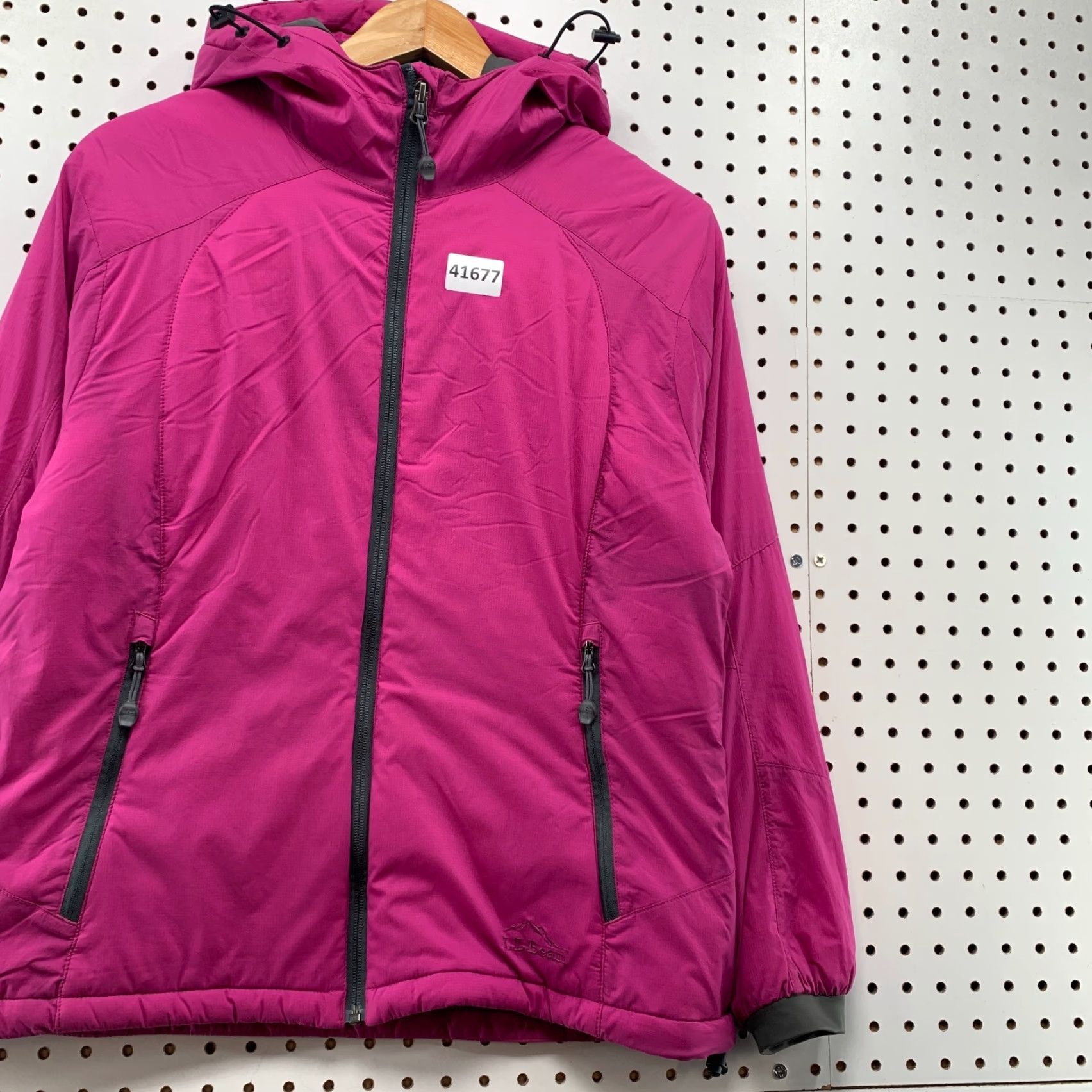 Vintage VINTAGE LL Bean Puffer Jacket Womens Medium Petite Pink Fuchsia Hooded Insulated 19x25 Size M / US 6-8 / IT 42-44 - 6 Thumbnail