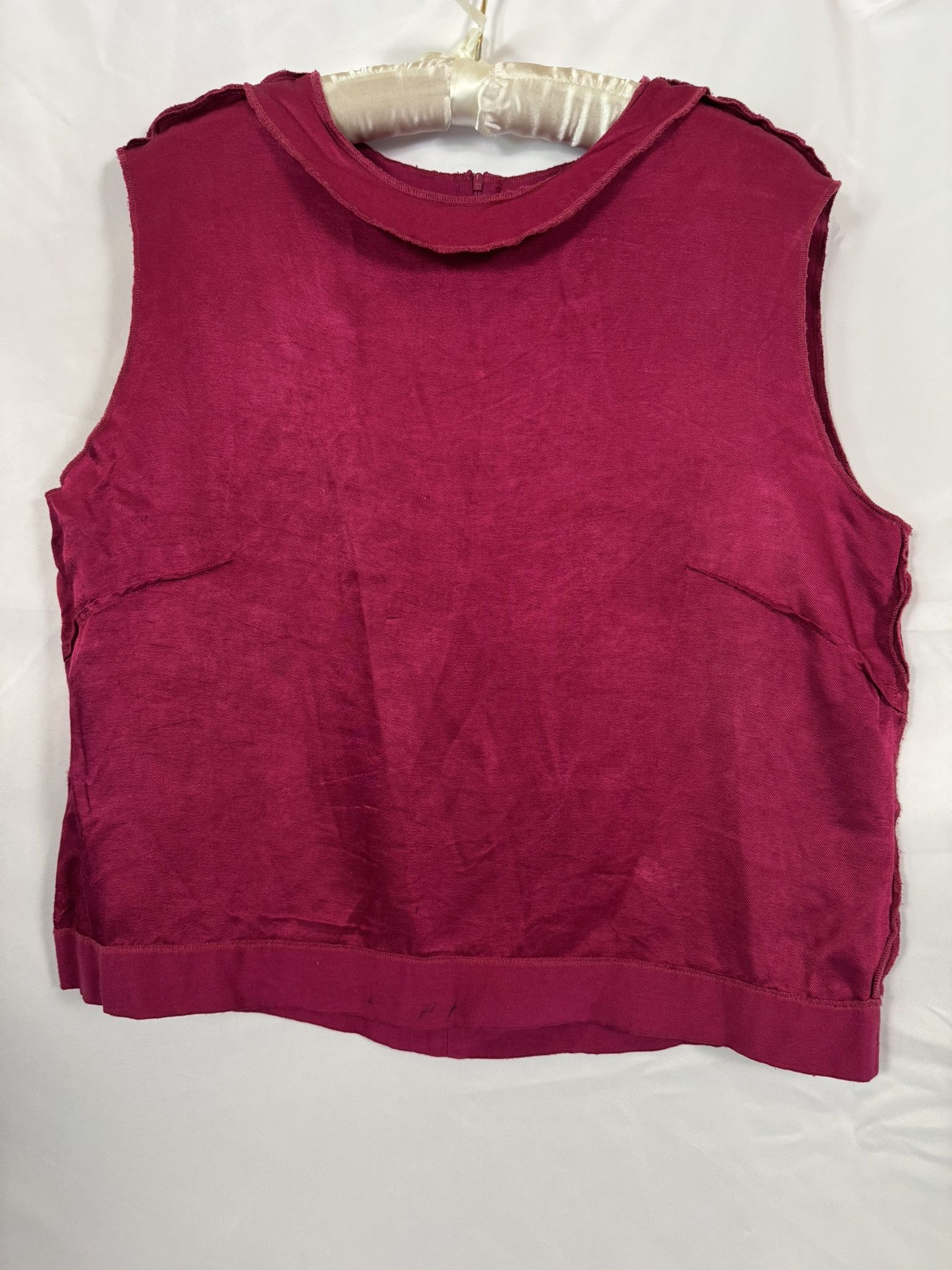 Maison Margiela Maison Martin Margiela Viscose Cropped Top — Early 1990s Size M / US 6-8 / IT 42-44 - 1 Thumbnail