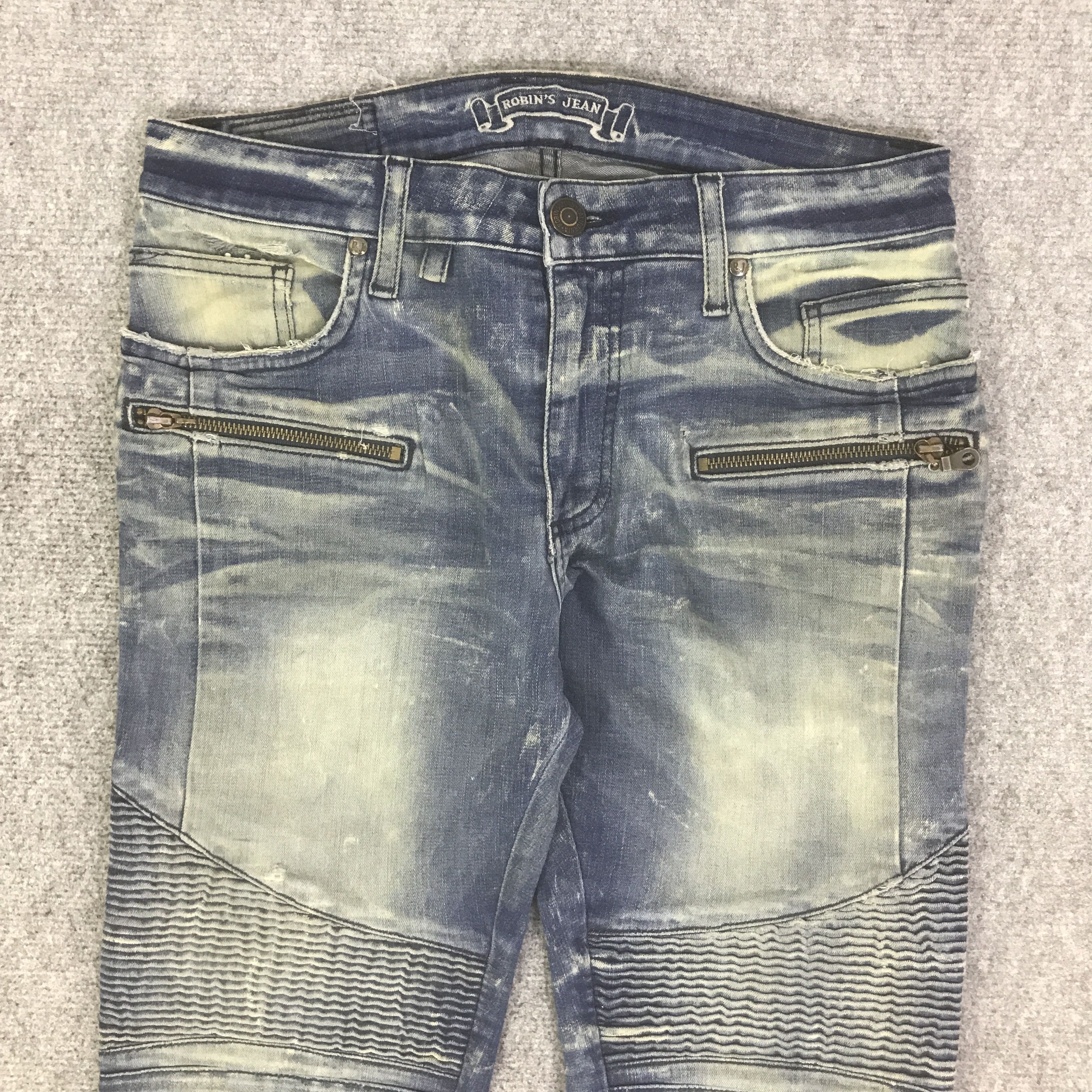 Robins Jeans VTG ROBIN'S JEANS DENIM SKINNY PANTS K129B12 Size US 30 / EU 46 - 2 Thumbnail