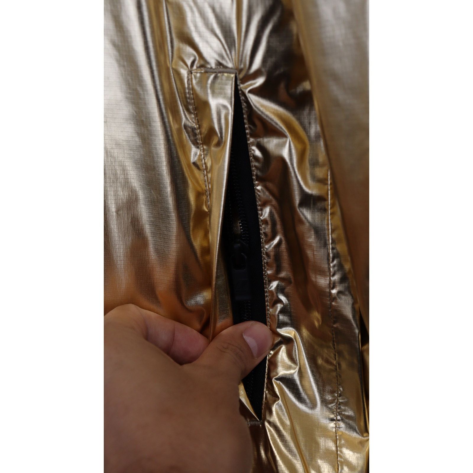 Comme des Garcons PLAY o1rshd1 Full Zip Jacket K-way in Gold Size US L / EU 52-54 / 3 - 4 Thumbnail