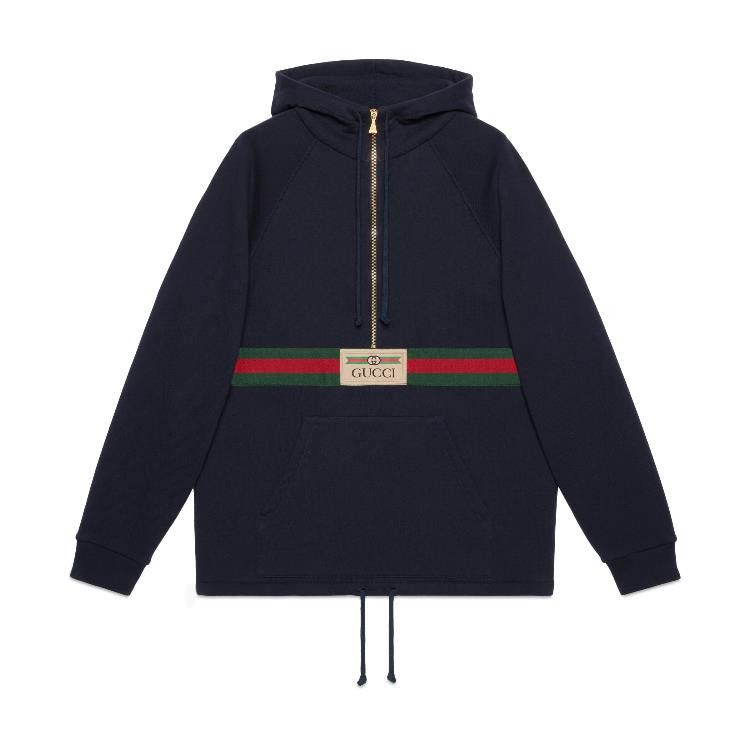 Gucci o1la5ras0526 Web With Vintage Gucci Logo Sweatshirt Hoodie Size M / US 6-8 / IT 42-44 - 1 Thumbnail